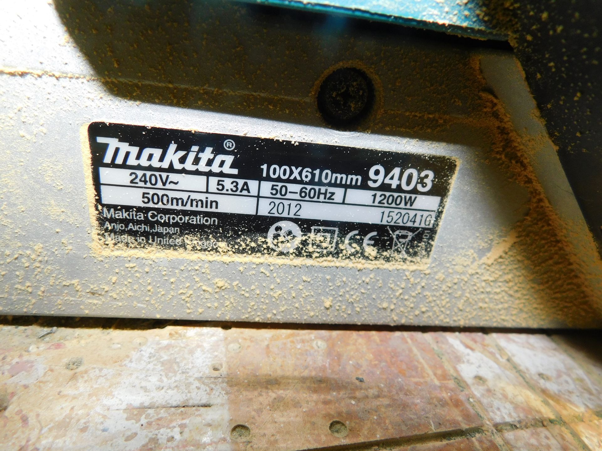 Makita 9403 Belt Sander (240v) (Location: Stockport. Please Refer to General Notes) - Image 3 of 4