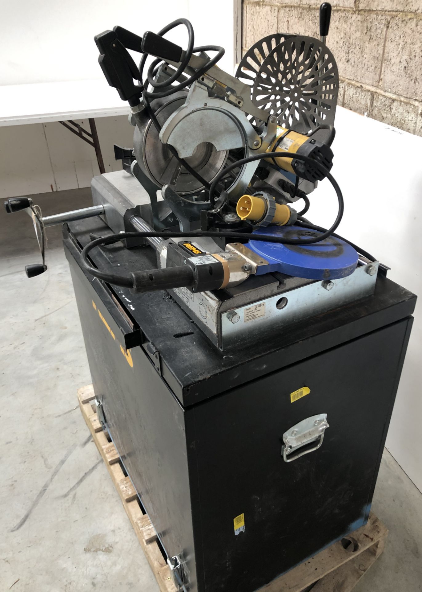 REMS 252046 Plastic Pipe Butt Fusion Welder (2019) Serial Number 191500149 on Cabinet/Stand ( - Image 2 of 4
