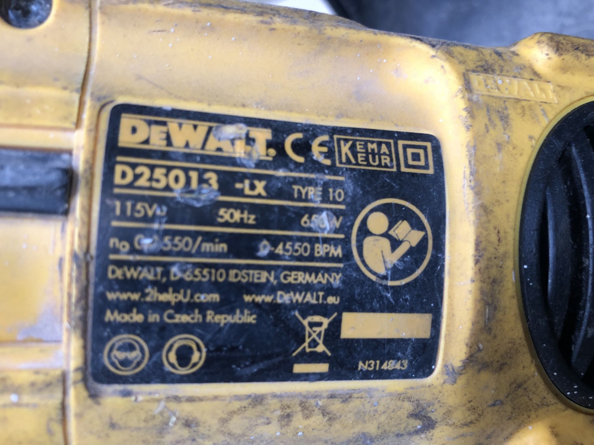 DeWalt D25013-LX Hammer Drill,110v (Location: Brentwood. Please Refer to General Notes) - Image 2 of 2