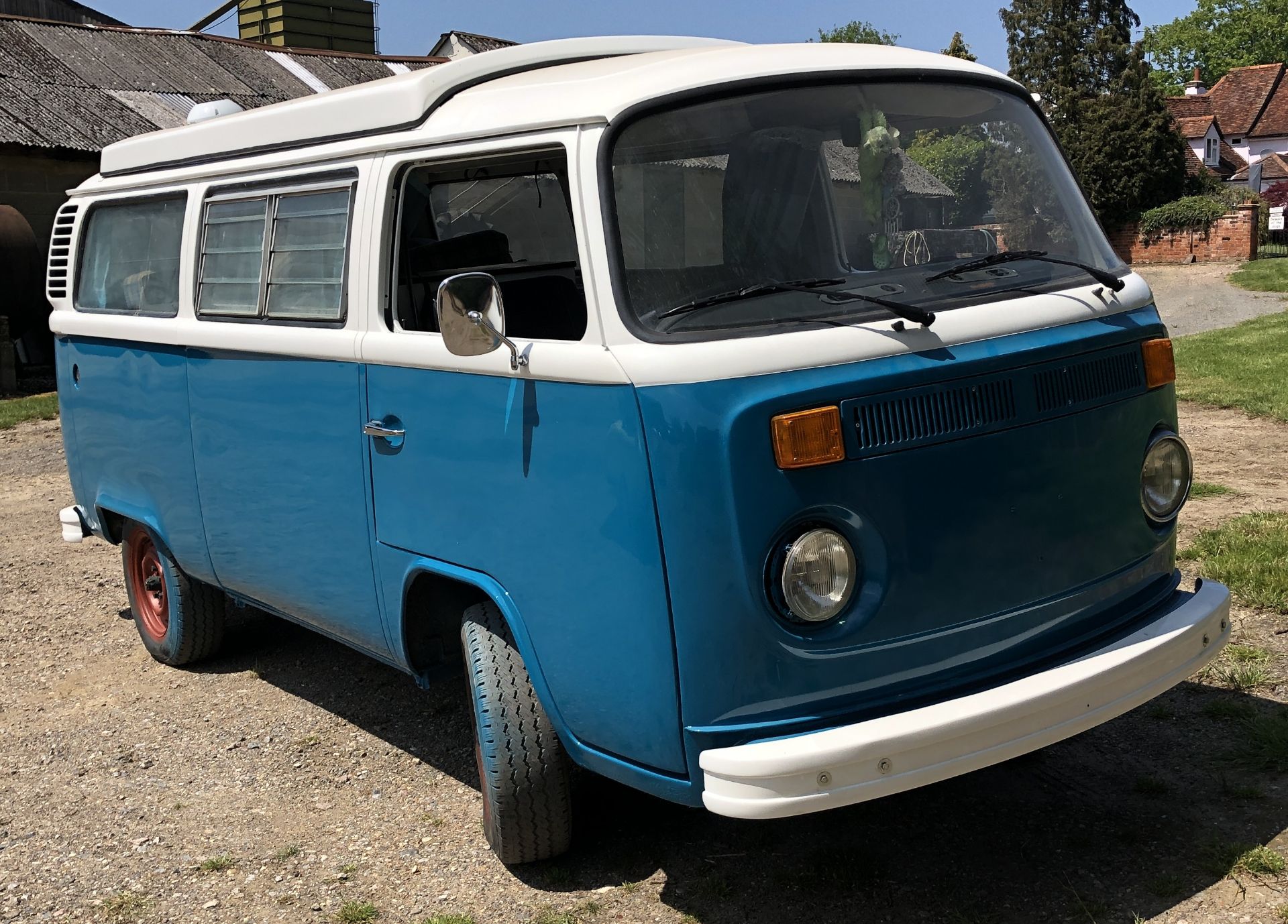 VW Microbus 8 Seater Caravanette Devon - 'Mr Blue' Petrol, Registration UMH 420S, First Registered - Image 2 of 47