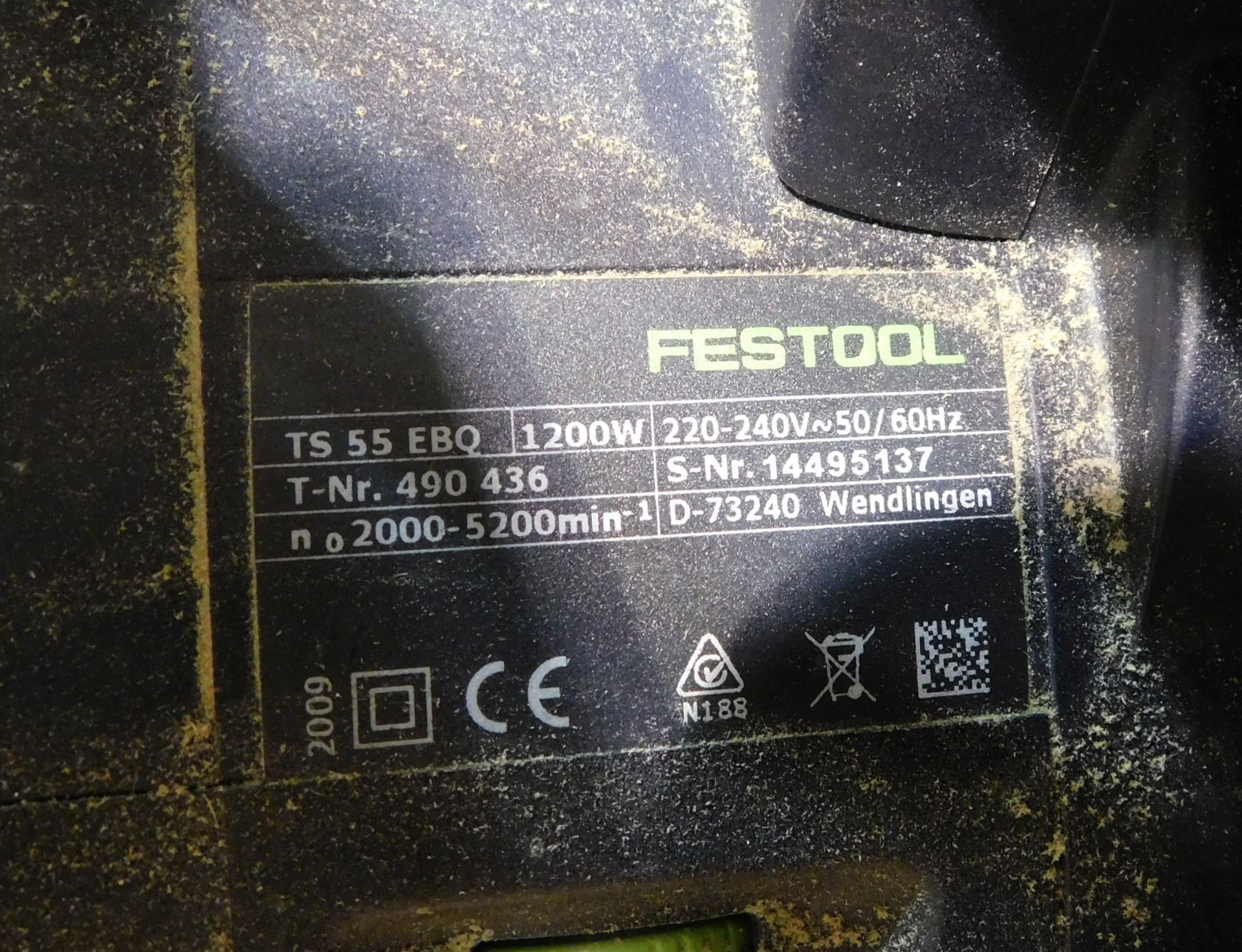 Festool TS 55 EBQ Circular Saw (240v) (Location: Stockport. Please Refer to General Notes) - Image 2 of 2