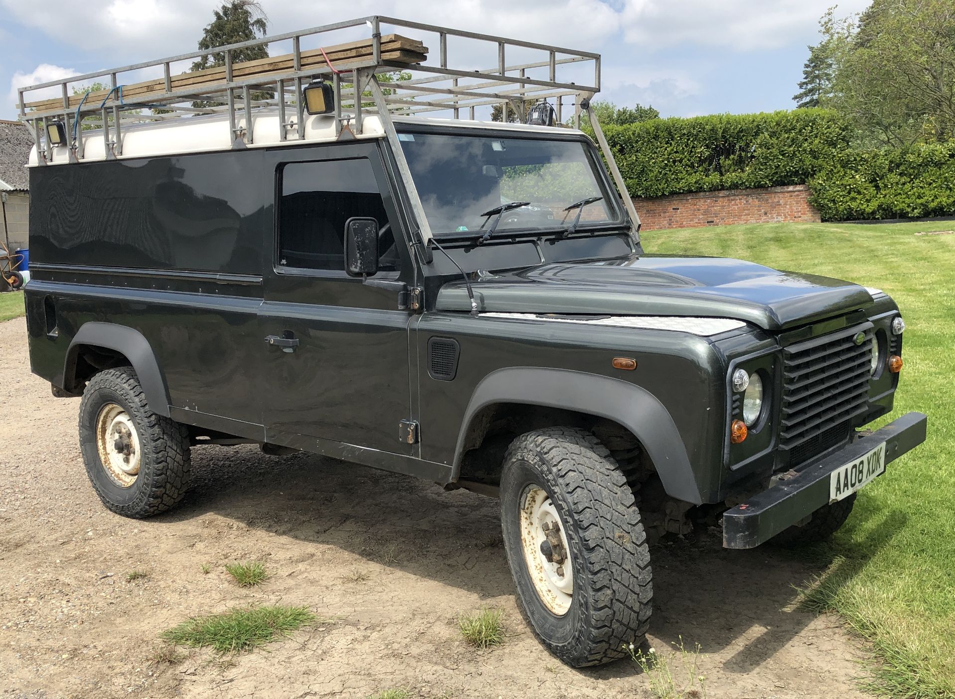 Land Rover Defender 110 Hard Top, Registration Number AA08 XDK, First Registered 12th May 2008,