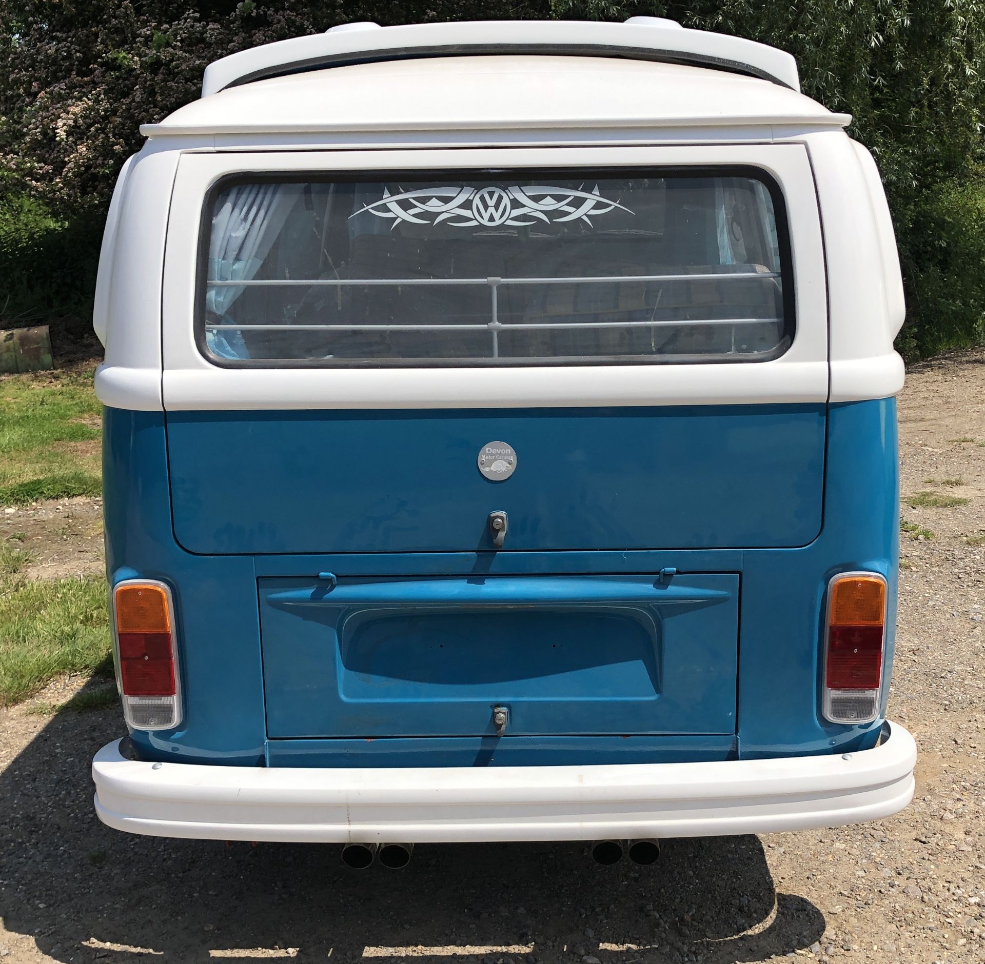 VW Microbus 8 Seater Caravanette Devon - 'Mr Blue' Petrol, Registration UMH 420S, First Registered - Image 7 of 47