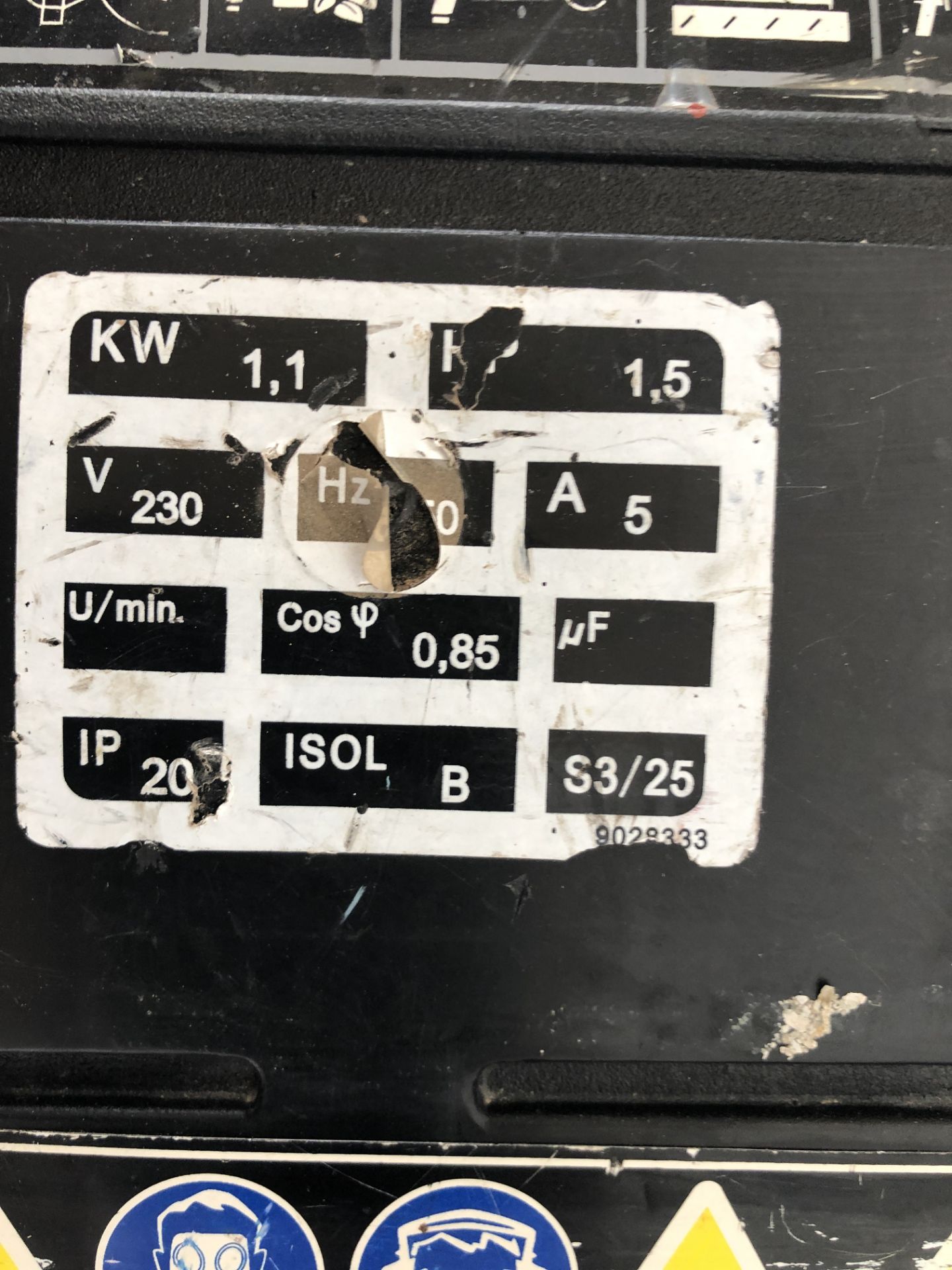 Sip “Airmate Hurricane” Type Six Mini Compressor, Serial Number 9028333, 16 Bar with Erbauer Tyre - Image 2 of 3