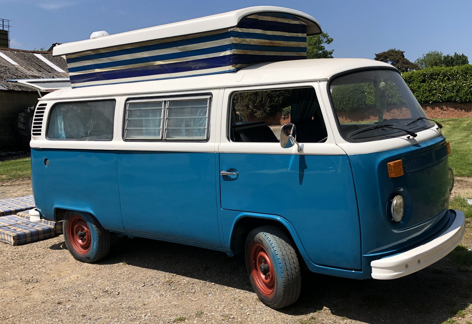 VW Microbus 8 Seater Caravanette Devon - 'Mr Blue' Petrol, Registration UMH 420S, First Registered - Image 11 of 47