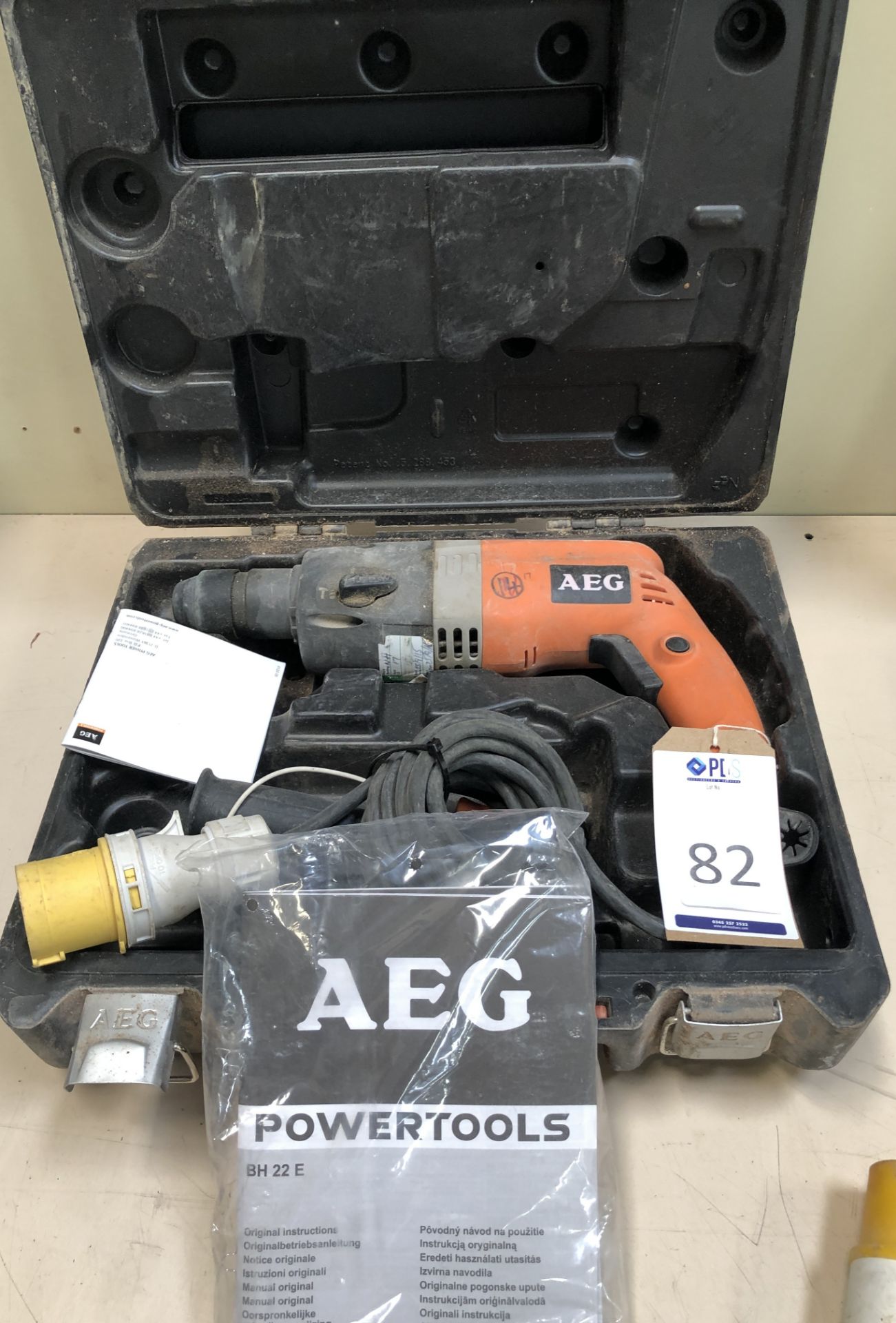 AEG BH 22 E Hammer Drill, 110v (Location: Brentwood. Please Refer to General Notes)