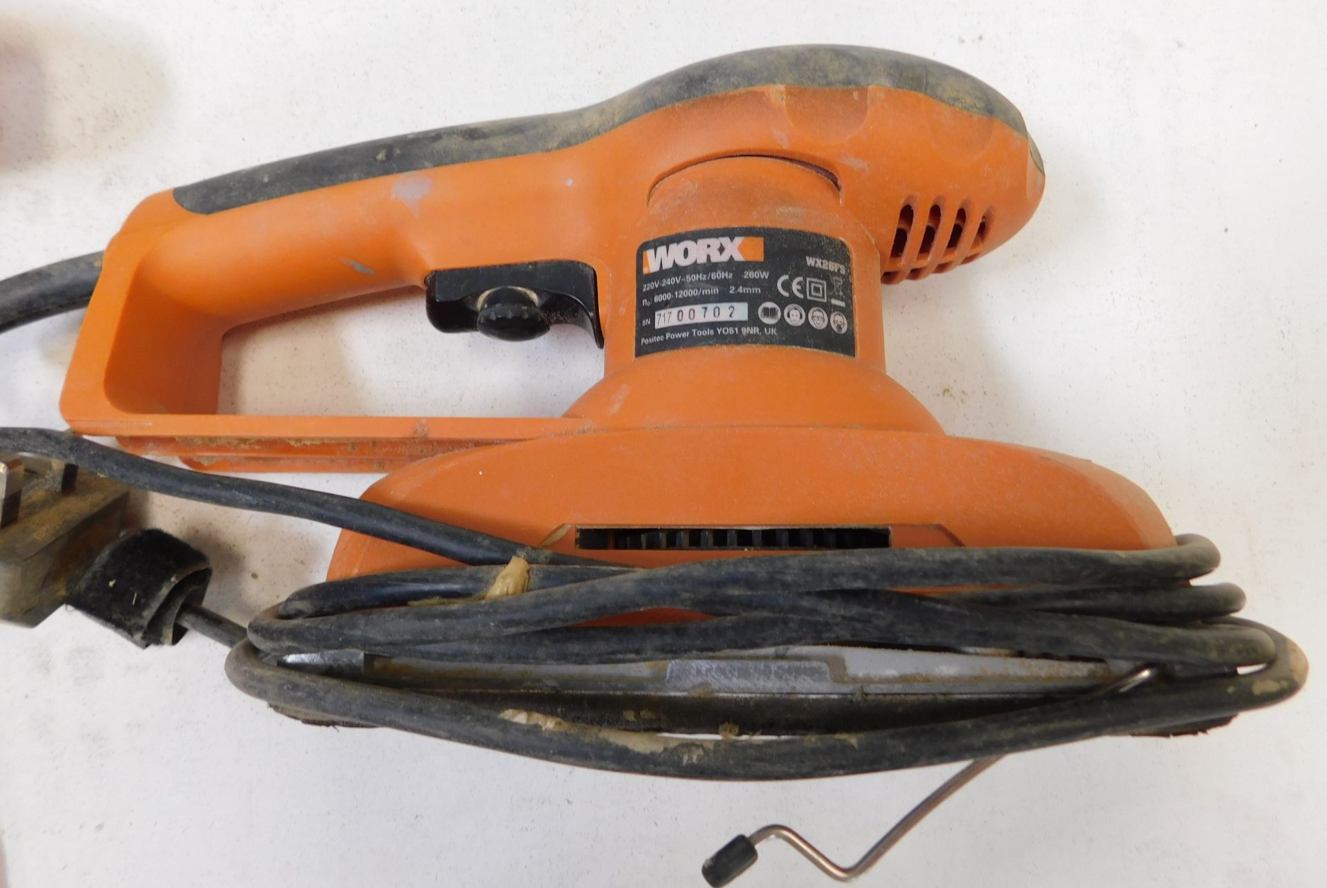 Tacwise Master Nailer 191EL Pro Nail Gun & Worx WX26FS Orbital Sander (Location: Brentwood. Please - Bild 2 aus 3