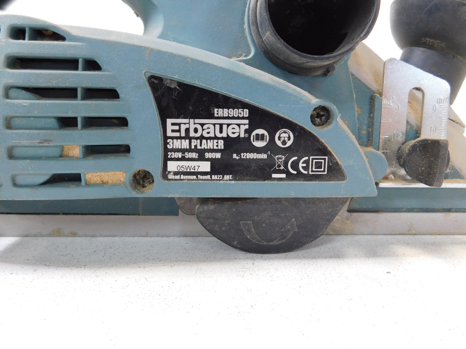 Erbauer ERB905D Portable Planer 240v (Location: Brentwood: Please Refer to General Notes) - Image 2 of 2