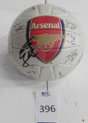 Signed Arsenal Football (Located: Brentwood. Please Refer to General Notes)