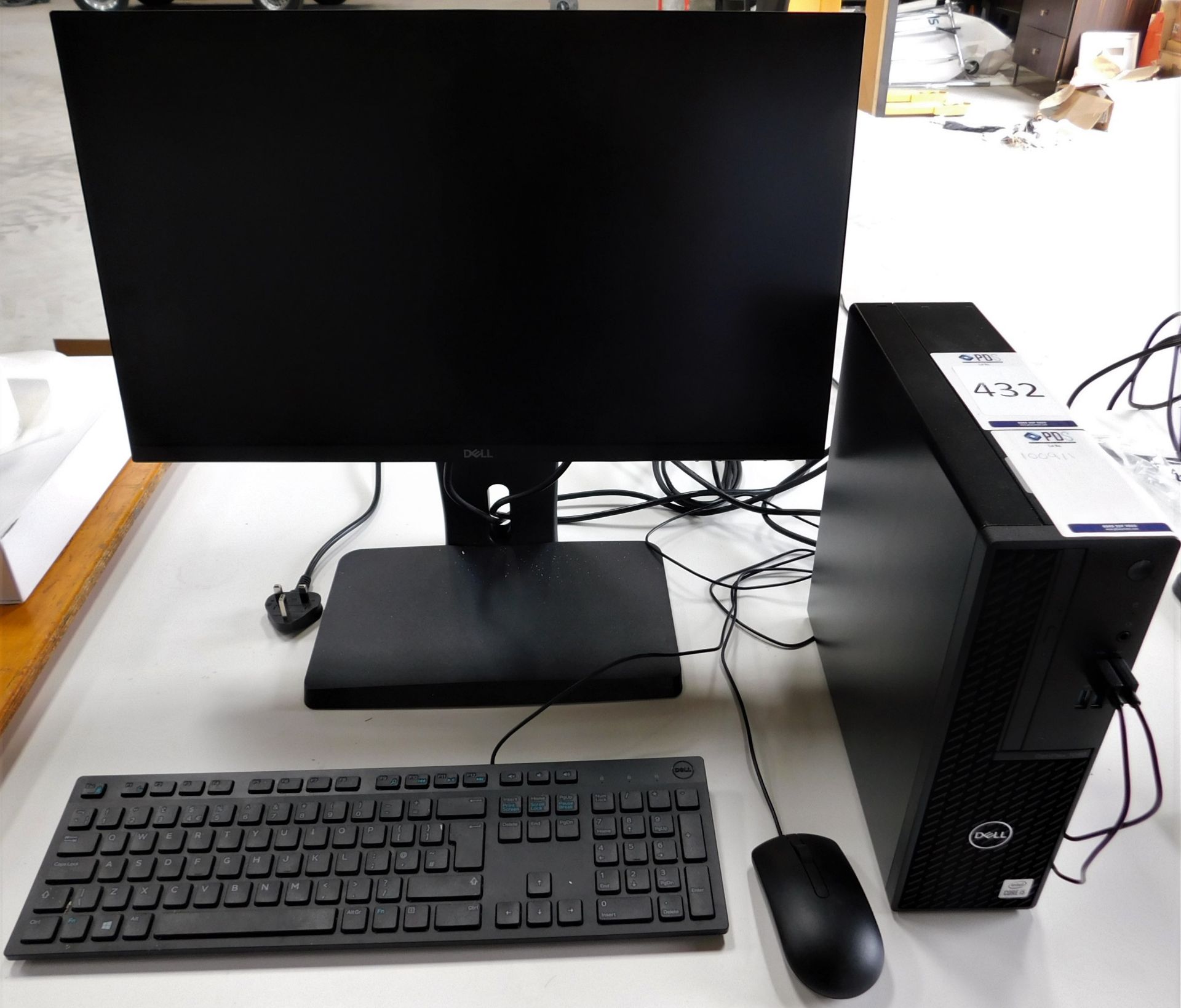 Dell Optiplex 3080 SFF15 10 500 8GB Core i5 Desktop PC with Dell 24” Monitor & Keyboard, (Located: