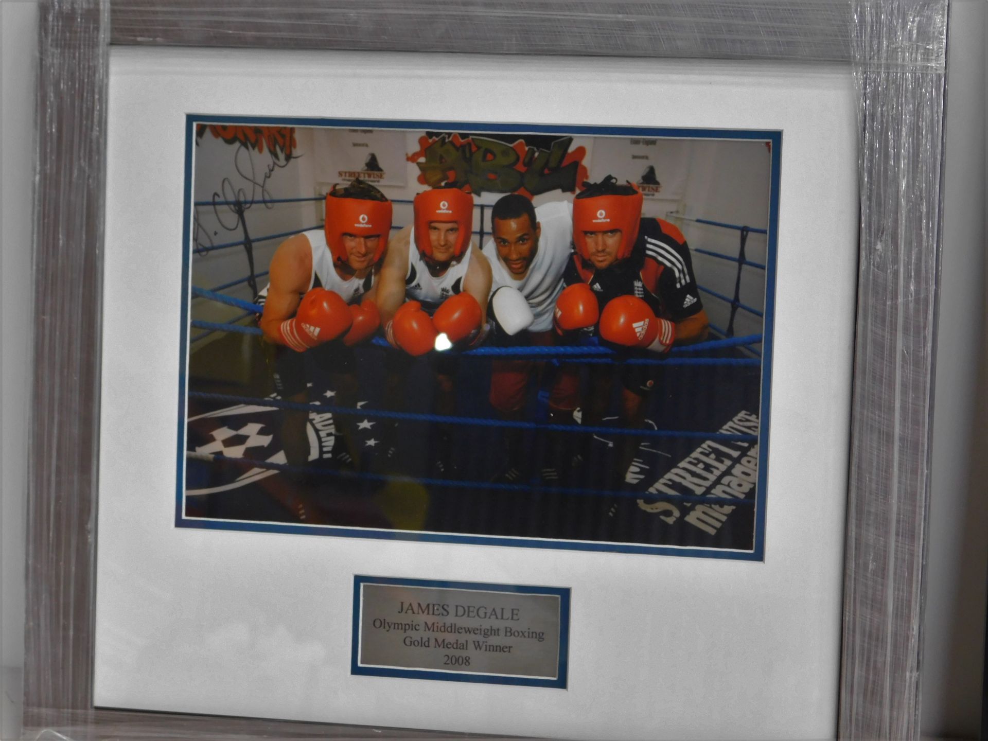 Framed & Signed Photograph James Degale (Overall size: 42cm x 46cm) with Framed & Signed Gemma - Image 3 of 3