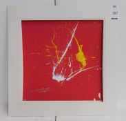 Limited Edition Print (40/50) “Impact Art”  by Theo Walcott (Overall size: 80cm x 80cm) (Located: