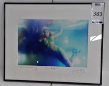 Framed & Signed “Jenna Randall” Photograph (Overall size: 41cm x 50cm);  Signed “Jo Jackson” Print