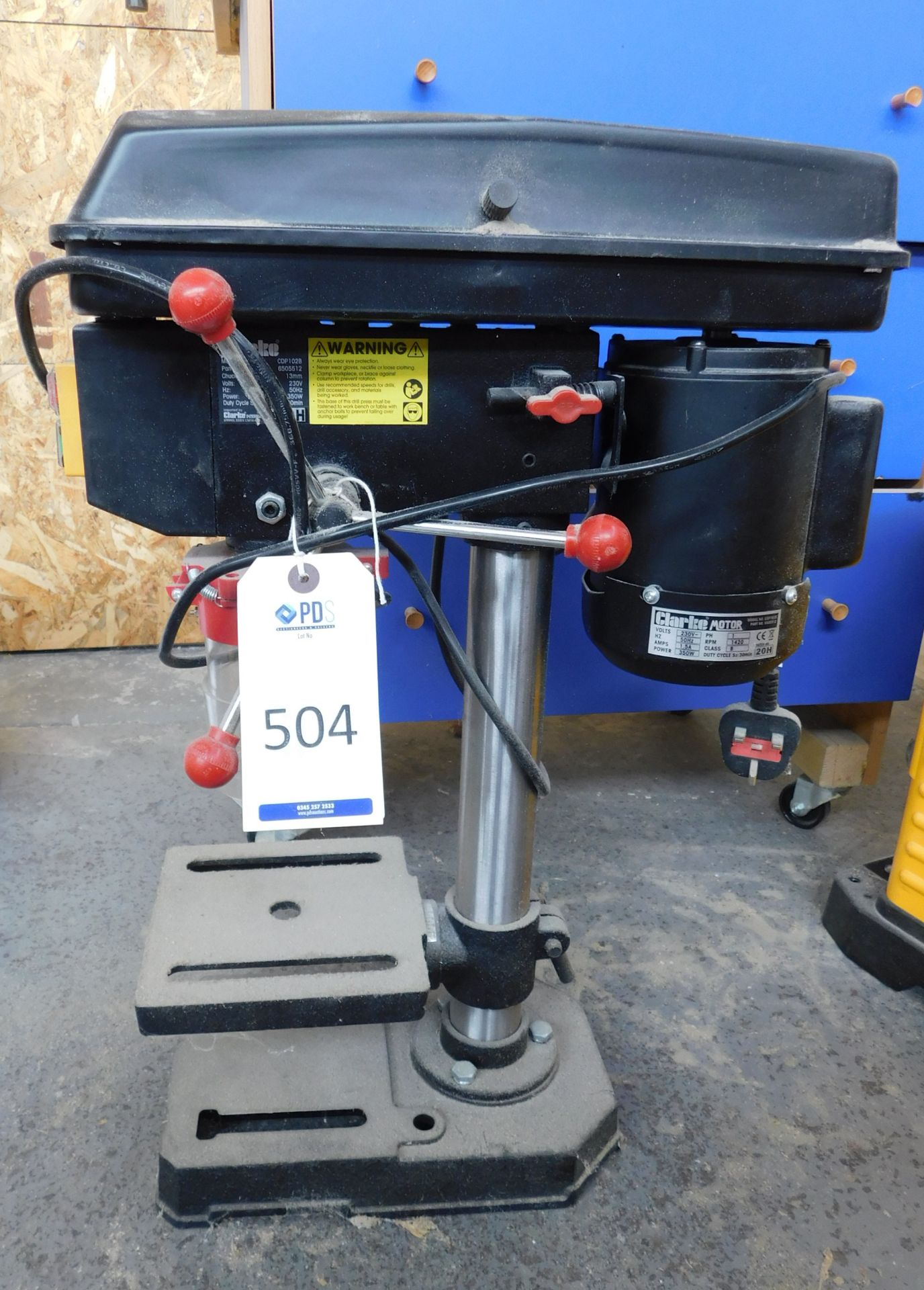 Clarke Metalworker COP102B Bench Drill, 240v (Located: Barton-le-Clay. Please Refer to General