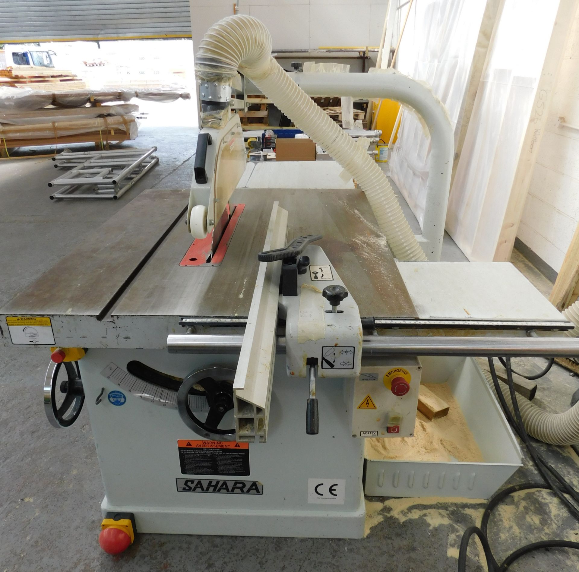 Sahara Model TSCE-4SOR Circular Saw Bench, Serial Number: 12010004, 3 Phase (Located: Barton-le- - Image 5 of 5