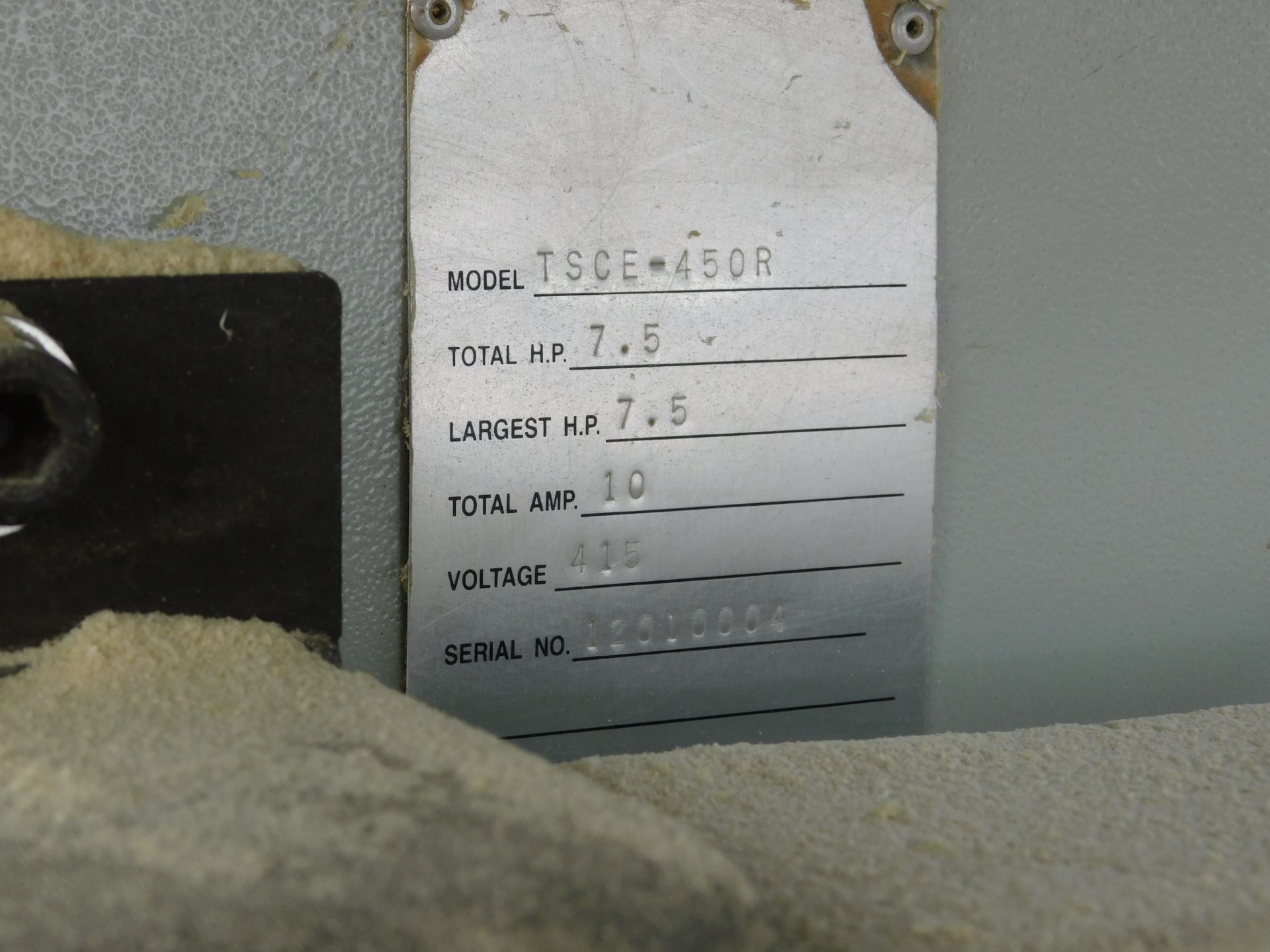 Sahara Model TSCE-4SOR Circular Saw Bench, Serial Number: 12010004, 3 Phase (Located: Barton-le- - Image 3 of 5