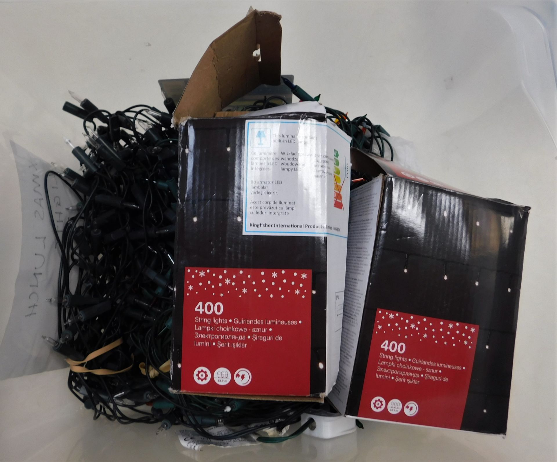 Quantity of Santa Hats & Gloves with Quantity of Various LED Cable & String Lights (Excluding Crate) - Image 4 of 4