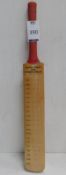Signed South Africa 1994 Touring Squad Cricket Bat (Located: Brentwood. Please Refer to General