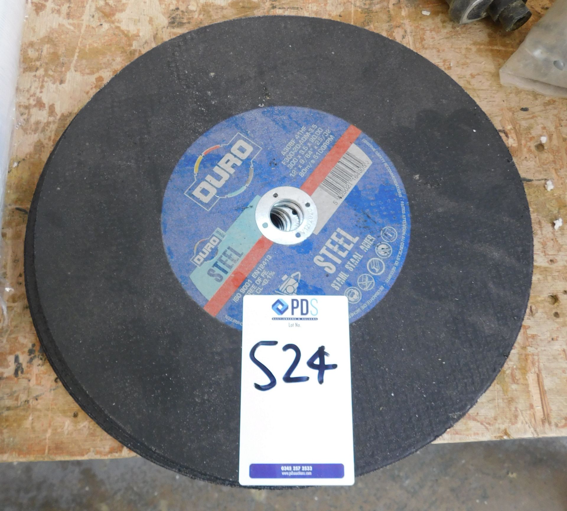 7 Duro Steel Cutting Discs 300mm (Located: Barton-le-Clay. Please Refer to General Notes)