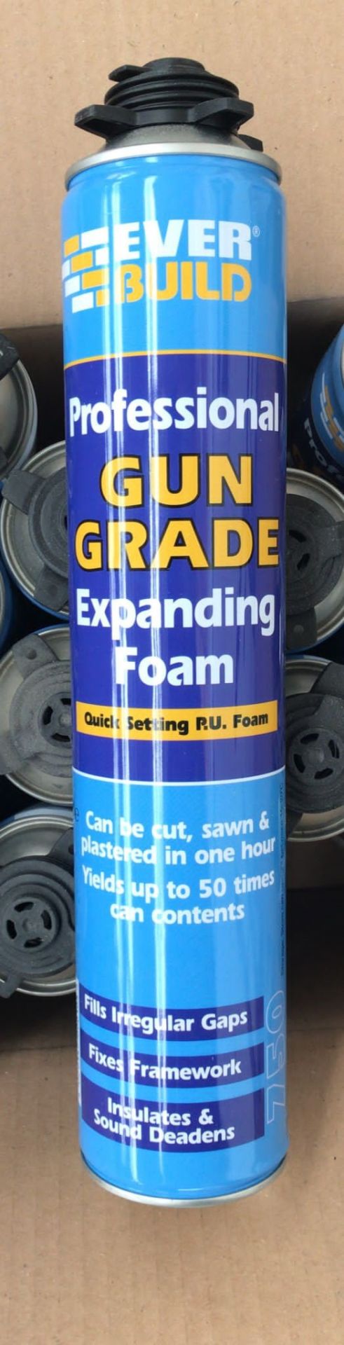 14 750ml “Ever Build” Pro Glue Grade Expanding Foam (Located: Barton-le-Clay. Please Refer to