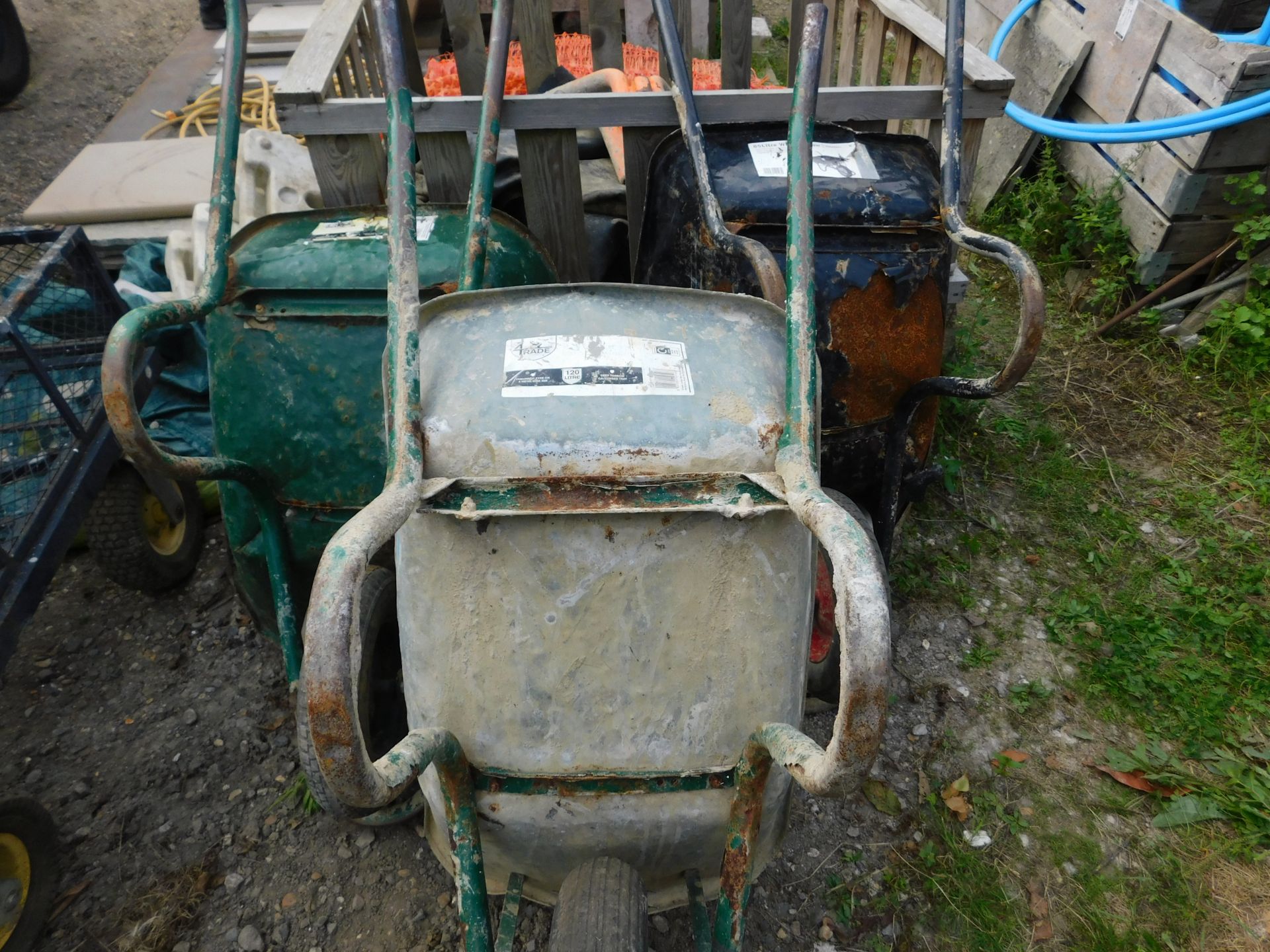 Metal Trolley & 3 Wheelbarrows (one damaged) (Located: West Malling, Kent. Please Refer to General - Image 2 of 2
