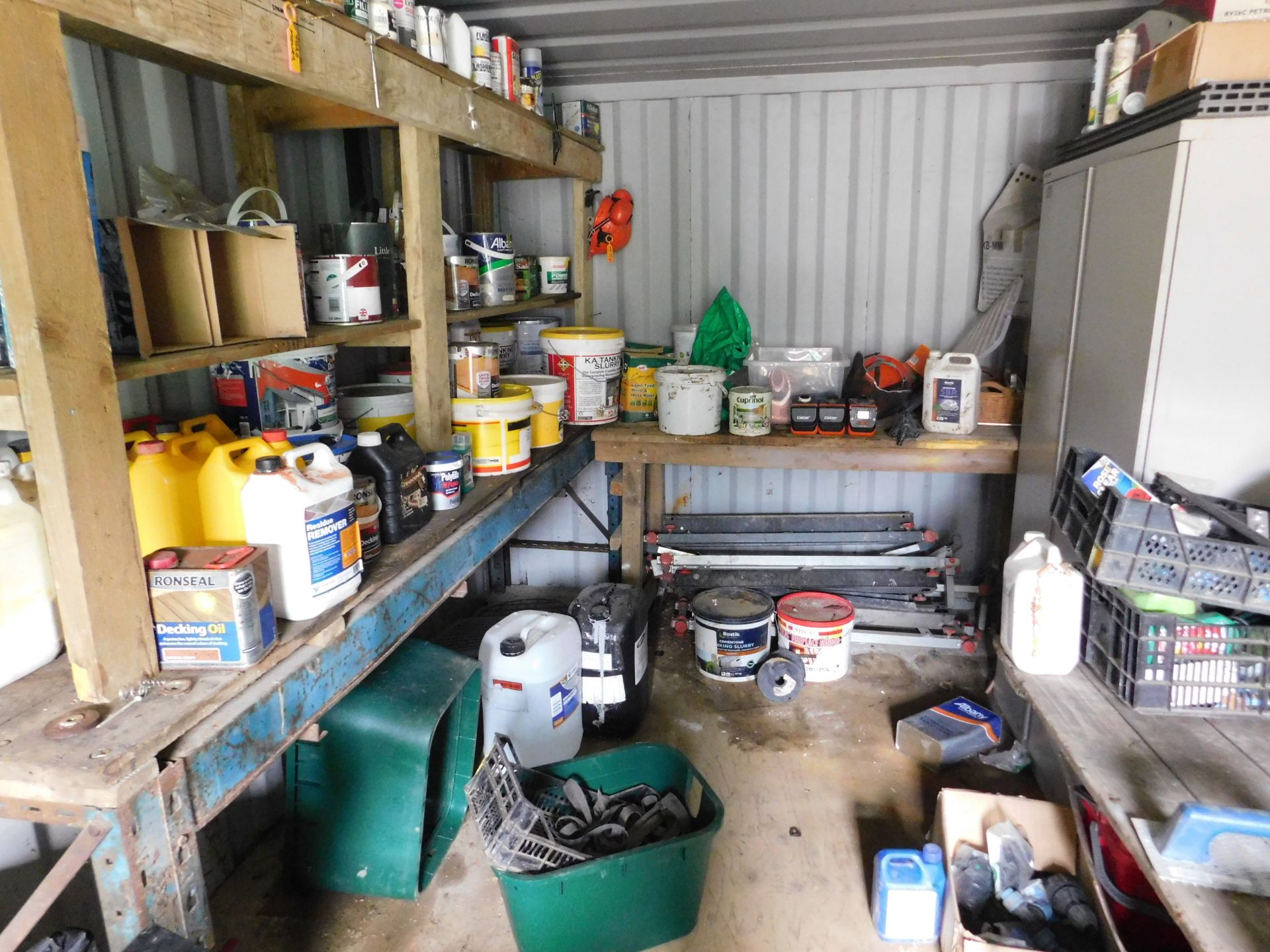 Contents of Container including, Two Tool Chests, Hi Viz Jackets, Cabinet etc (Located: West - Image 3 of 4