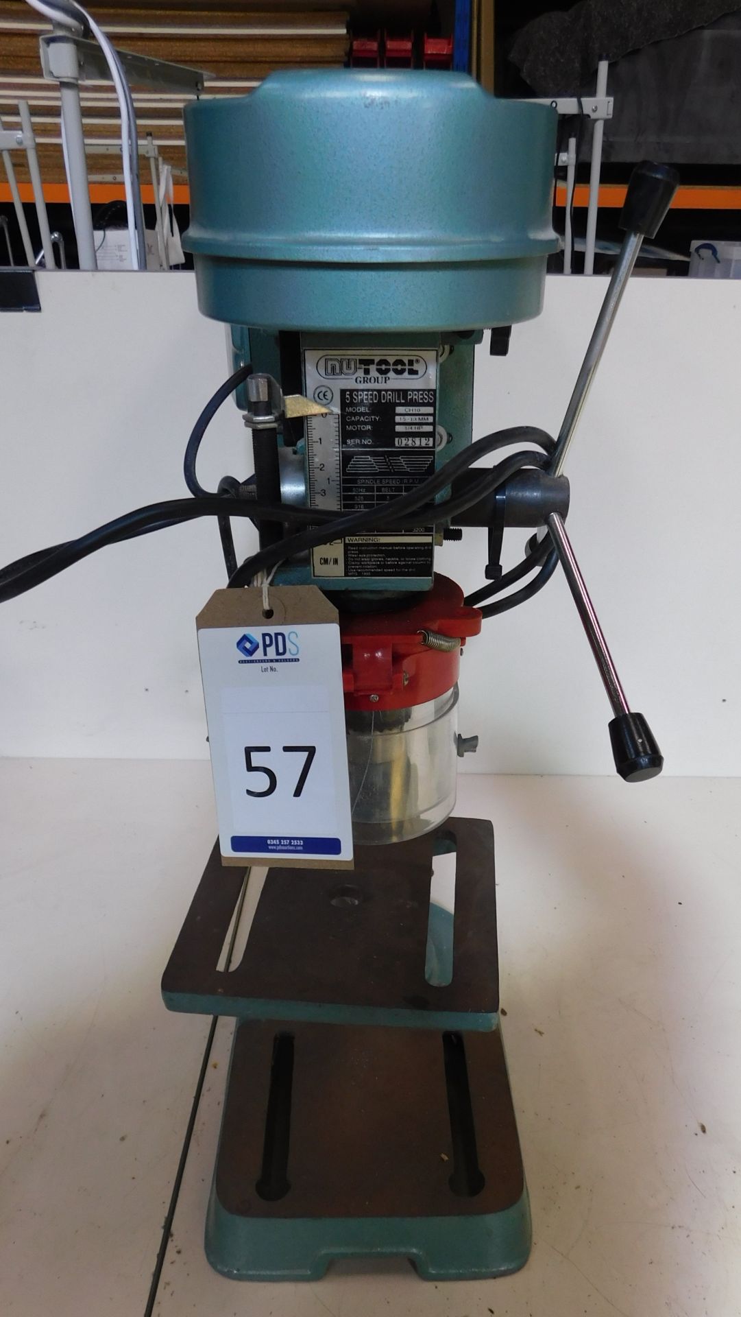 Nutool Power CH10 02812 5-Speed Bench Top Drill (Location: Brentwood. Please Refer to General
