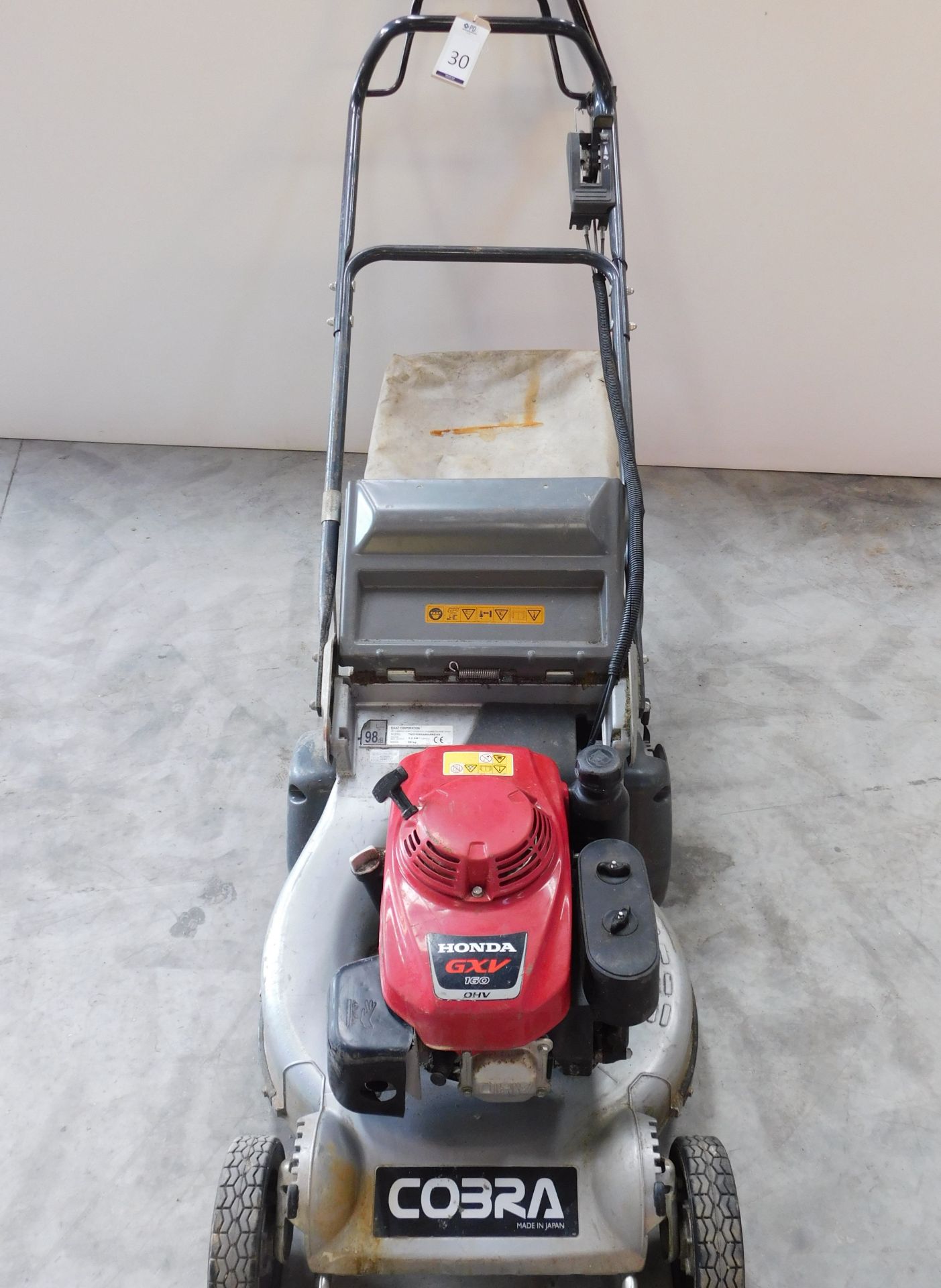 Cobra TN2160SXARH-PR-HS Lawnmower with Honda GCV 160 OHV Engine (Location: Brentwood. Please Refer