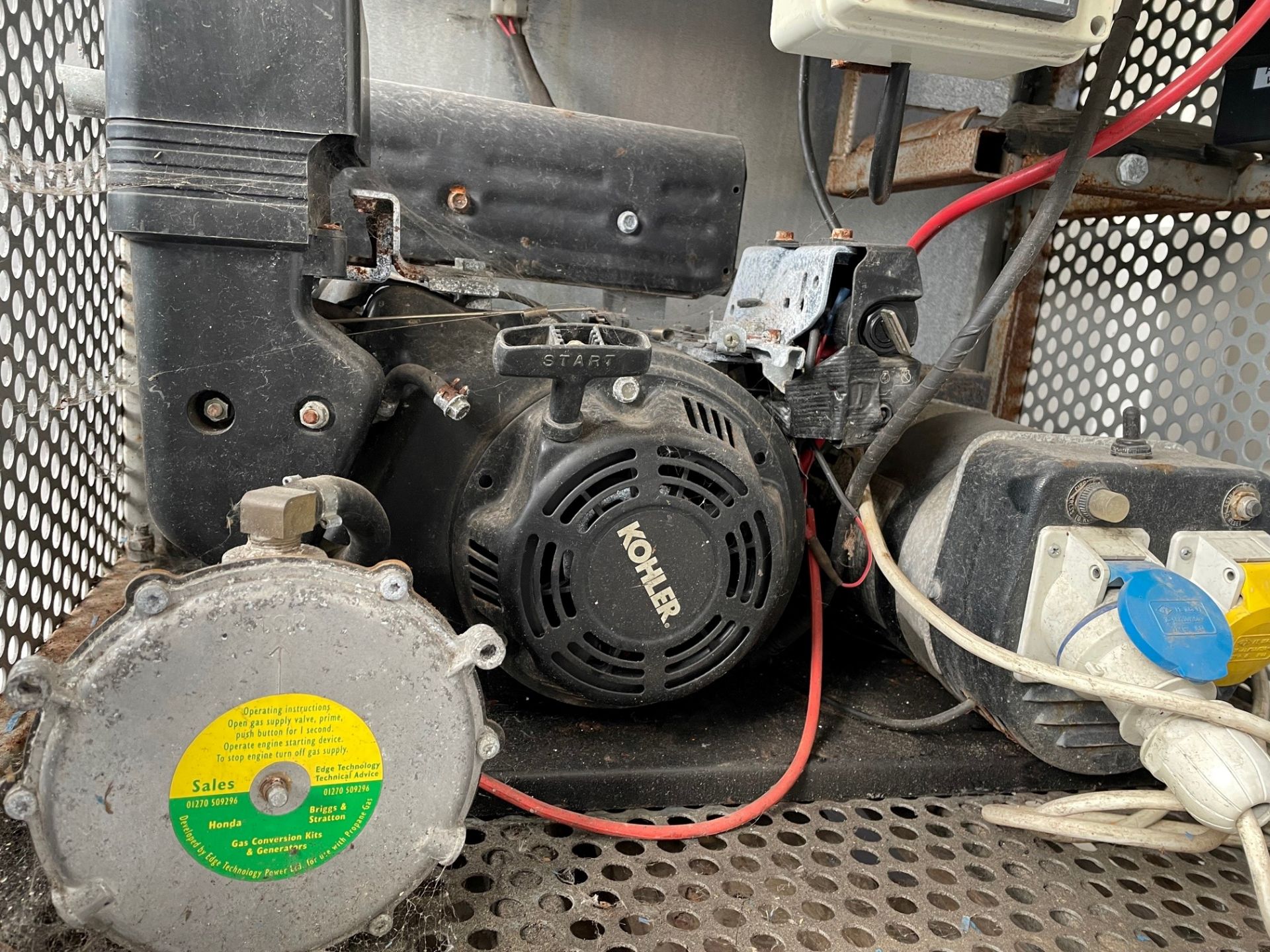 LPG Powered Generator with Kohler Engine, Model No. CS 6ST & Datakom DKG114 Manual and Remote - Image 5 of 11