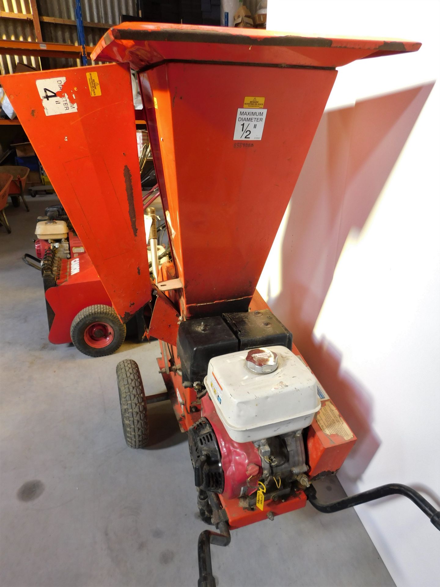 Caravaggi Bio 150 Chipper/shredder with Honda Engine, Serial Number: 59574 (Location: Brentwood. - Image 3 of 4