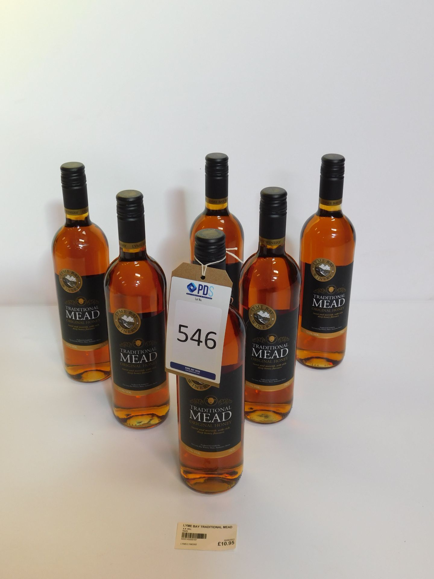 6 Bottles Lime Bay Traditional Mead Original Honey Wine, 75cl (Located: Brentwood. Please Refer to