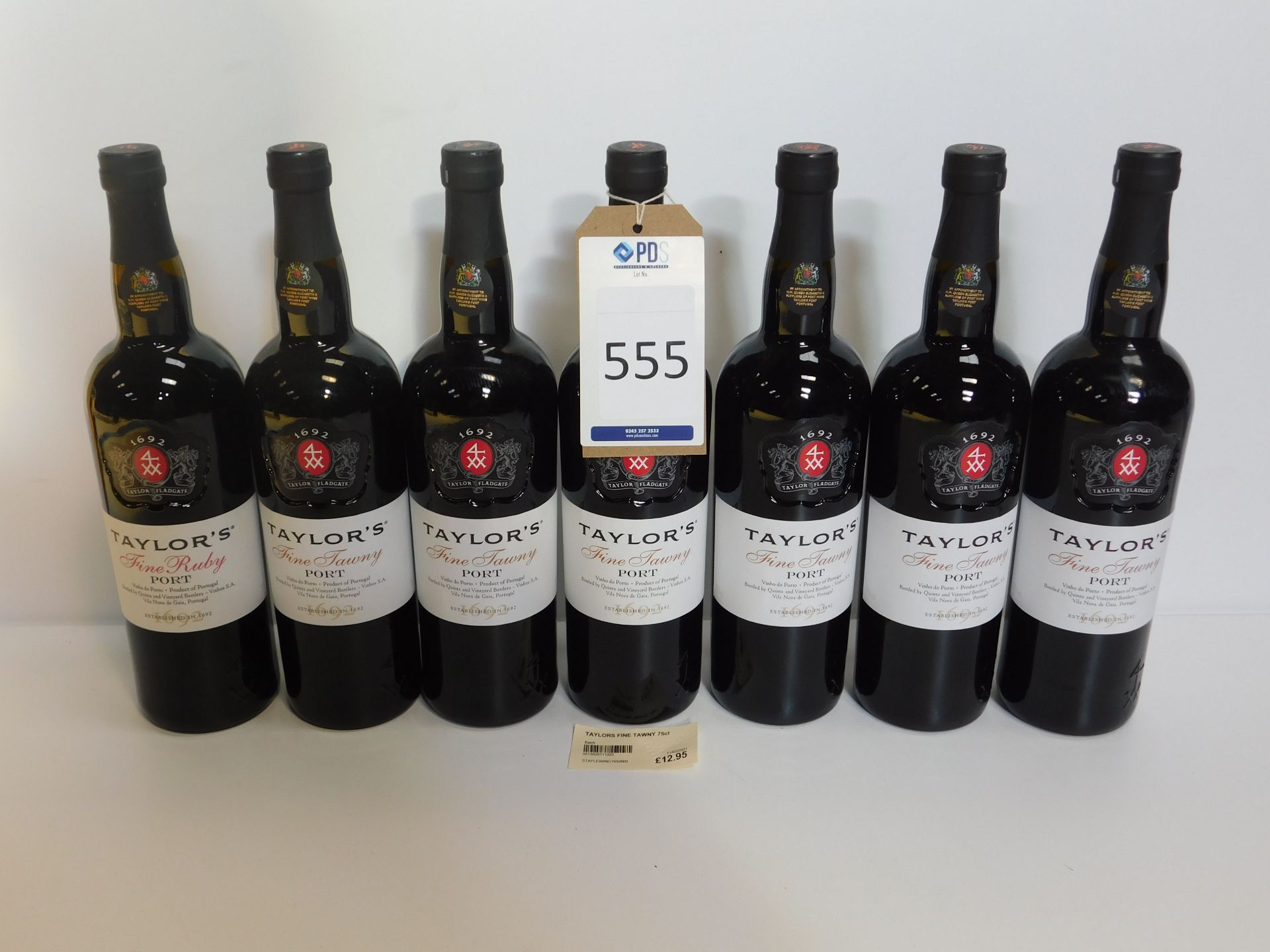 7 Bottles Taylor’s Fine Tawny Port, 75cl (Located: Brentwood. Please Refer to General Notes)