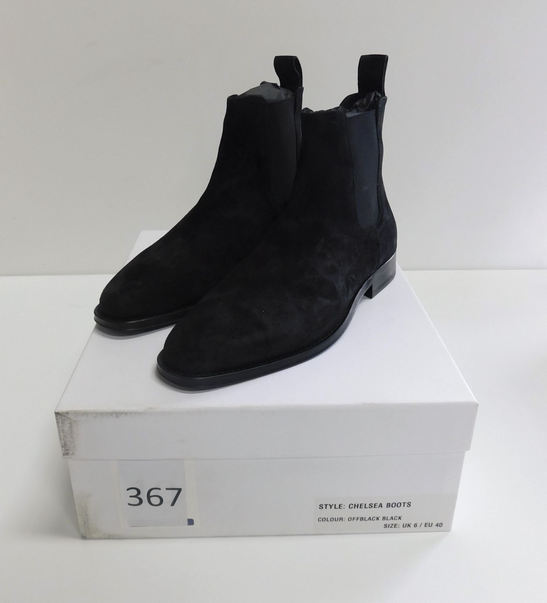 Pair of Ardent “Offblack Black” Chelsea Boots, Size 6 (Located: Brentwood. Please Refer to General