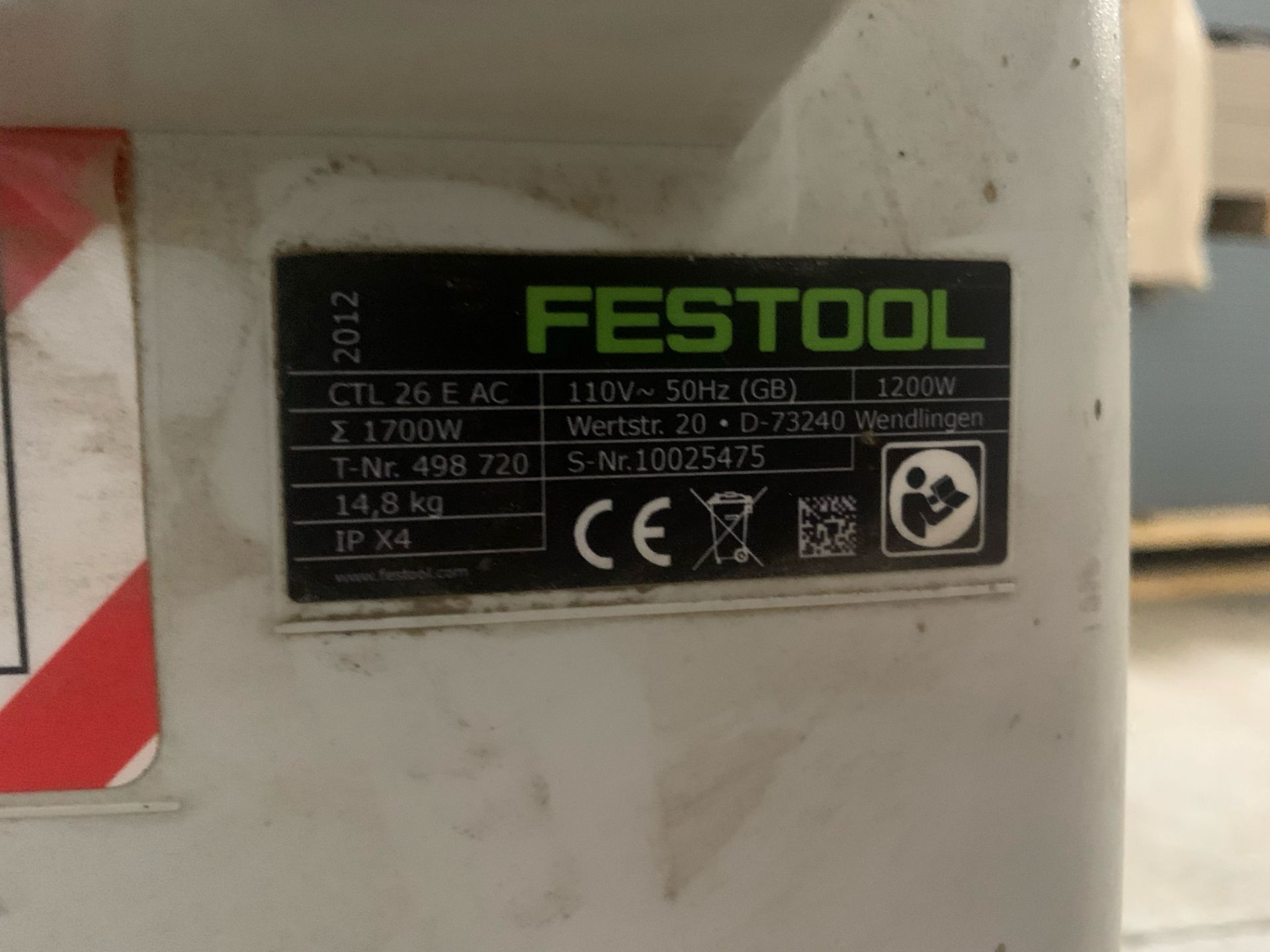 3 Festool Auto Clean Vacuum Cleaner Assemblies (For Spares or Repair) - Image 4 of 4