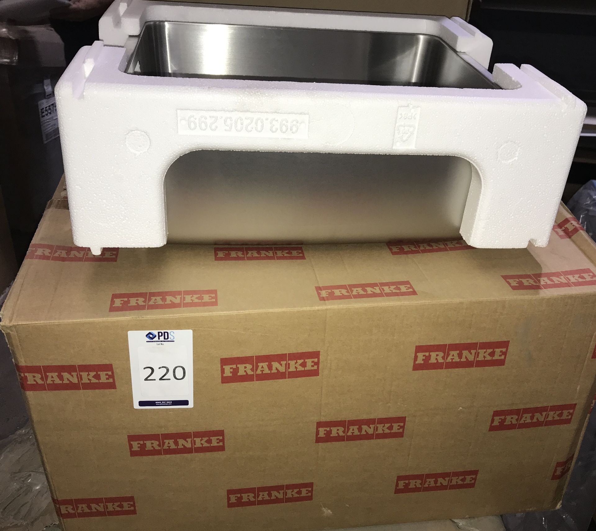 Franke Stainless Steel Inset Sink (New Old Stock)