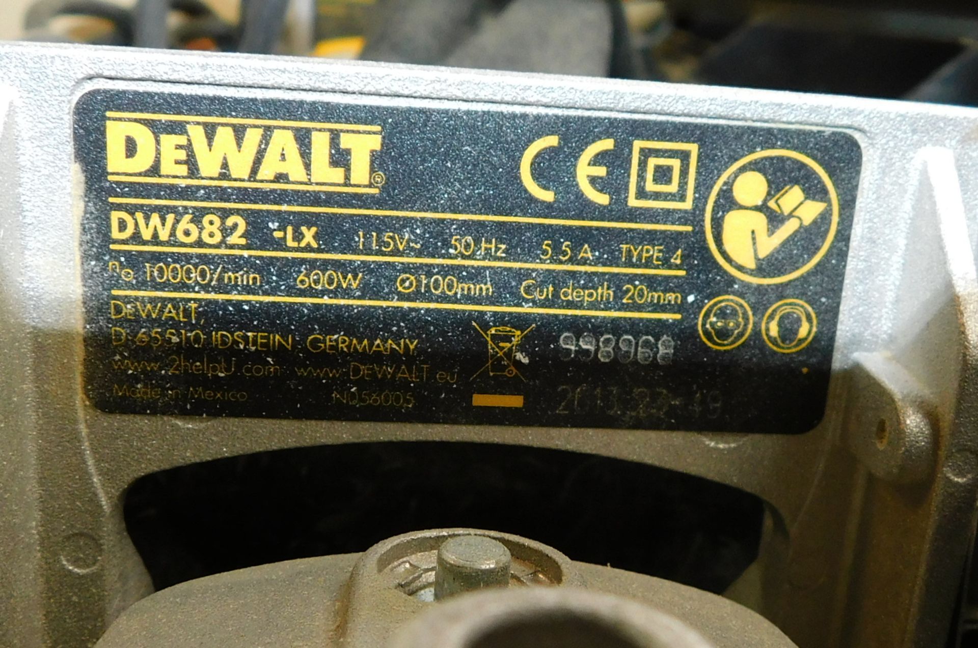 DeWalt DW682 Biscuit Jointer, 110v - Image 2 of 2