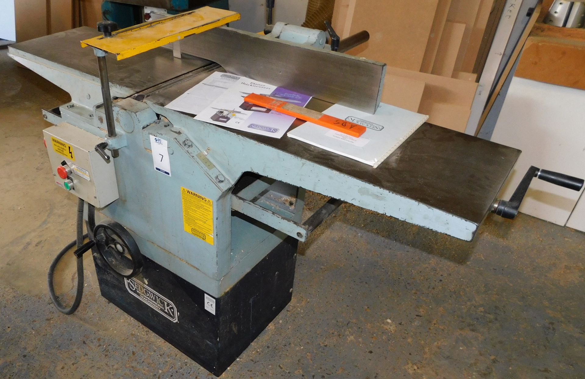 Sedgewick MB Planer/Thicknesser, Serial Number MB251D, 3-Phase