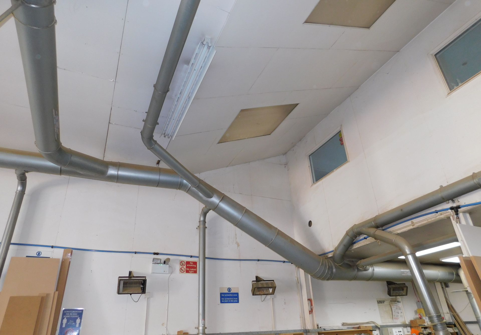 Extractor and Steel Ducting throughout Unit, Along with Elevated Dust Hopper (Purchaser to Dismantle - Image 2 of 3