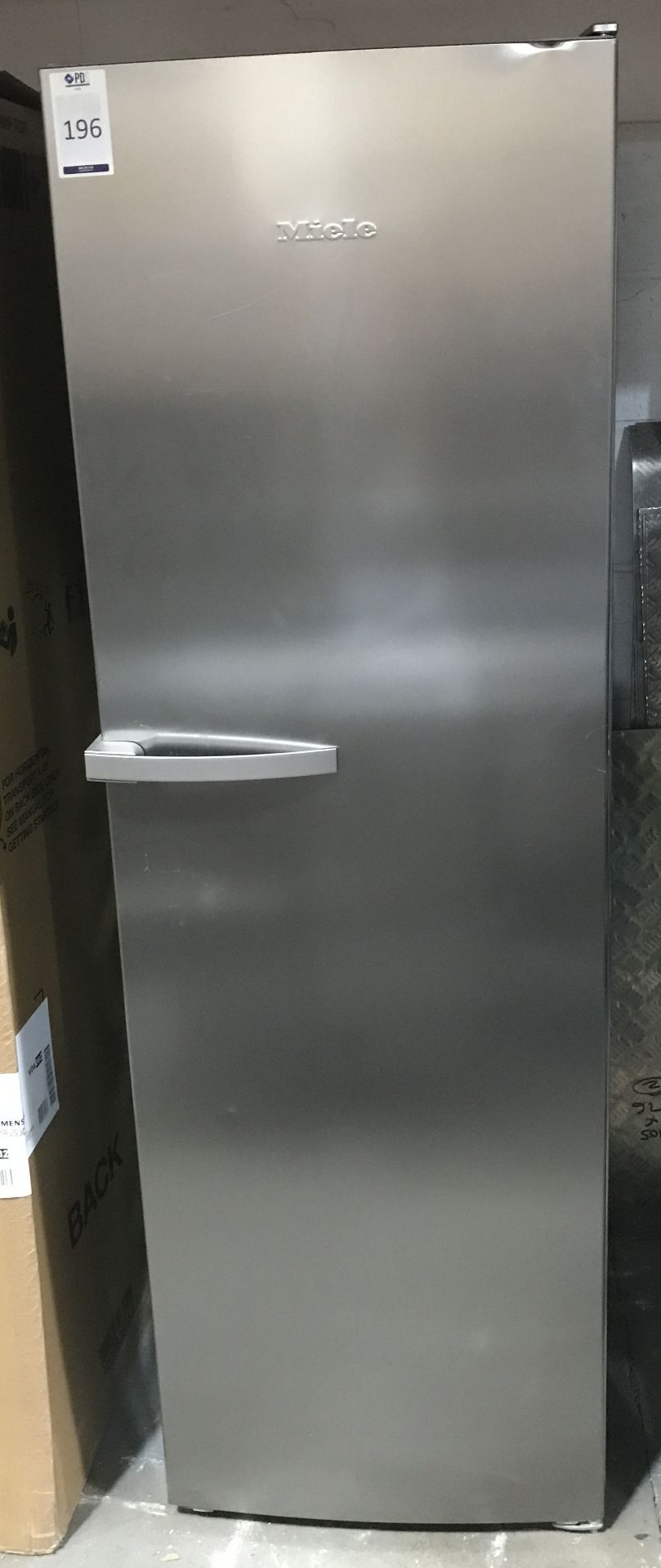 Miele Dynacool Model K14820SD Stainless Steel Single Door Refrigerator, 600mm (Slight Damage to