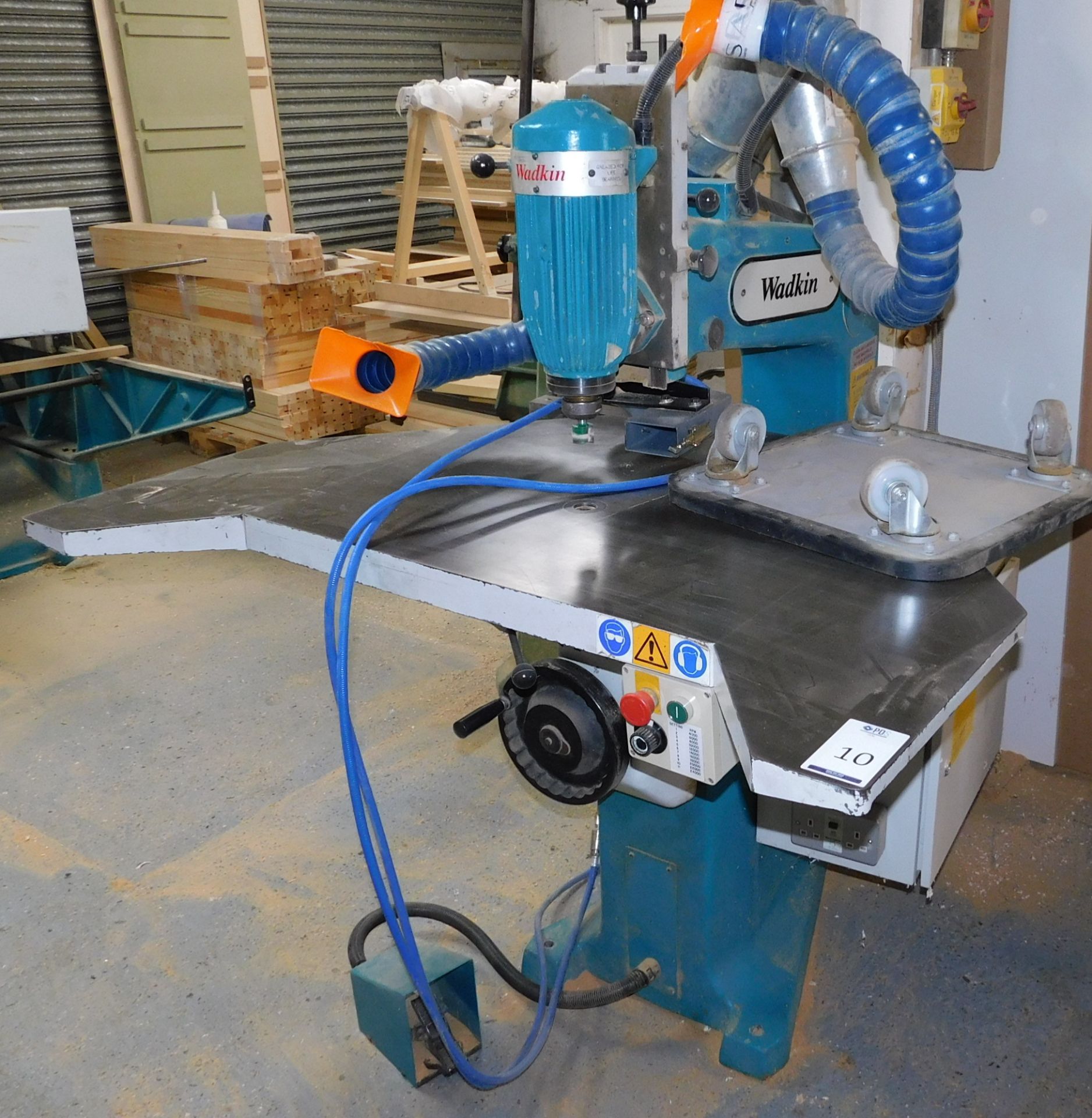 Wadkin Overhead Pedestal Router