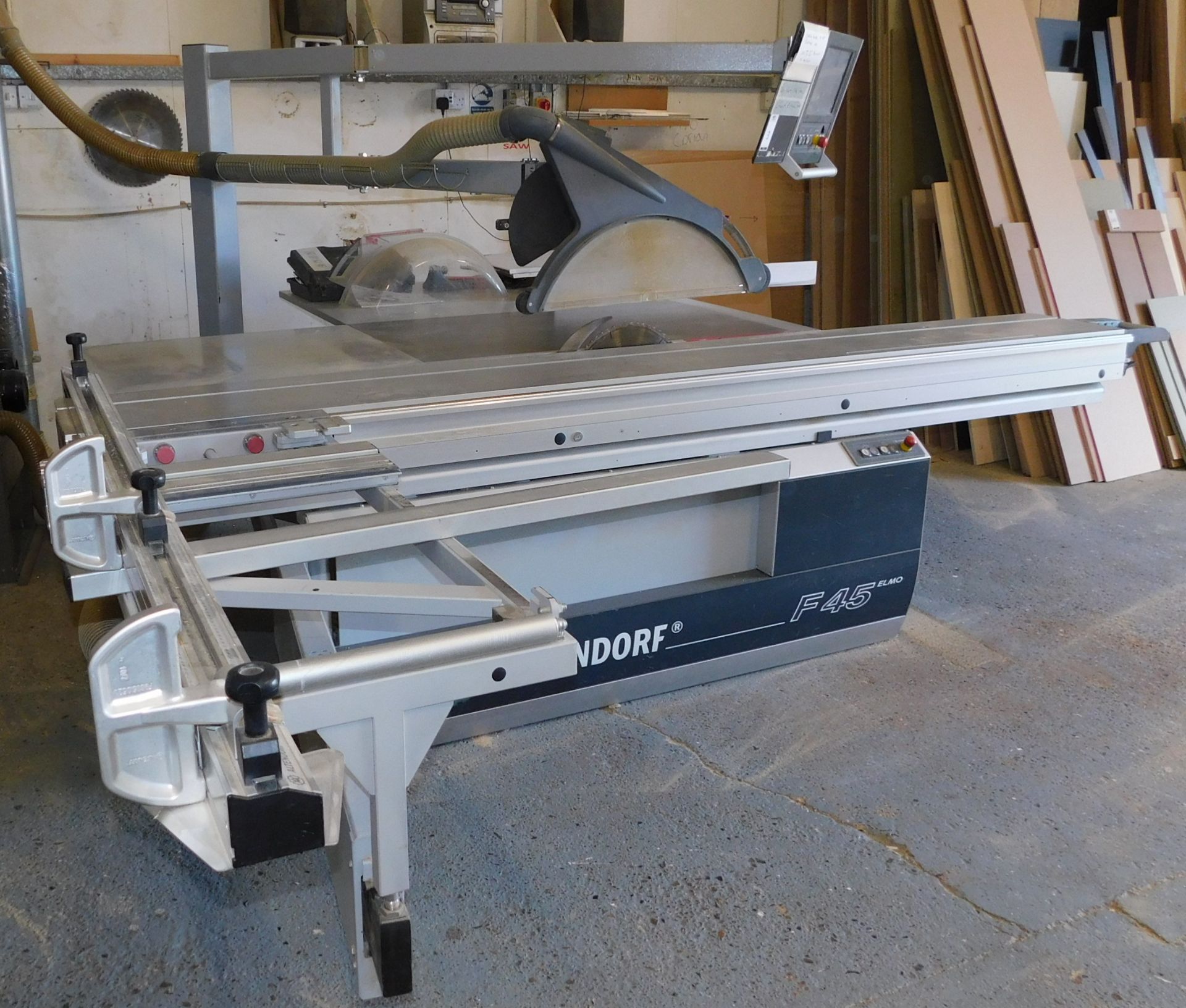 Altendorf F45 Elmo III Sliding Table Saw (2012) Serial Number 12-07-10-056 With Rise/Fall & Tilt - Image 3 of 11