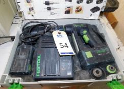 Festool C12 Cordless Drill with 2 Batteries and Charger