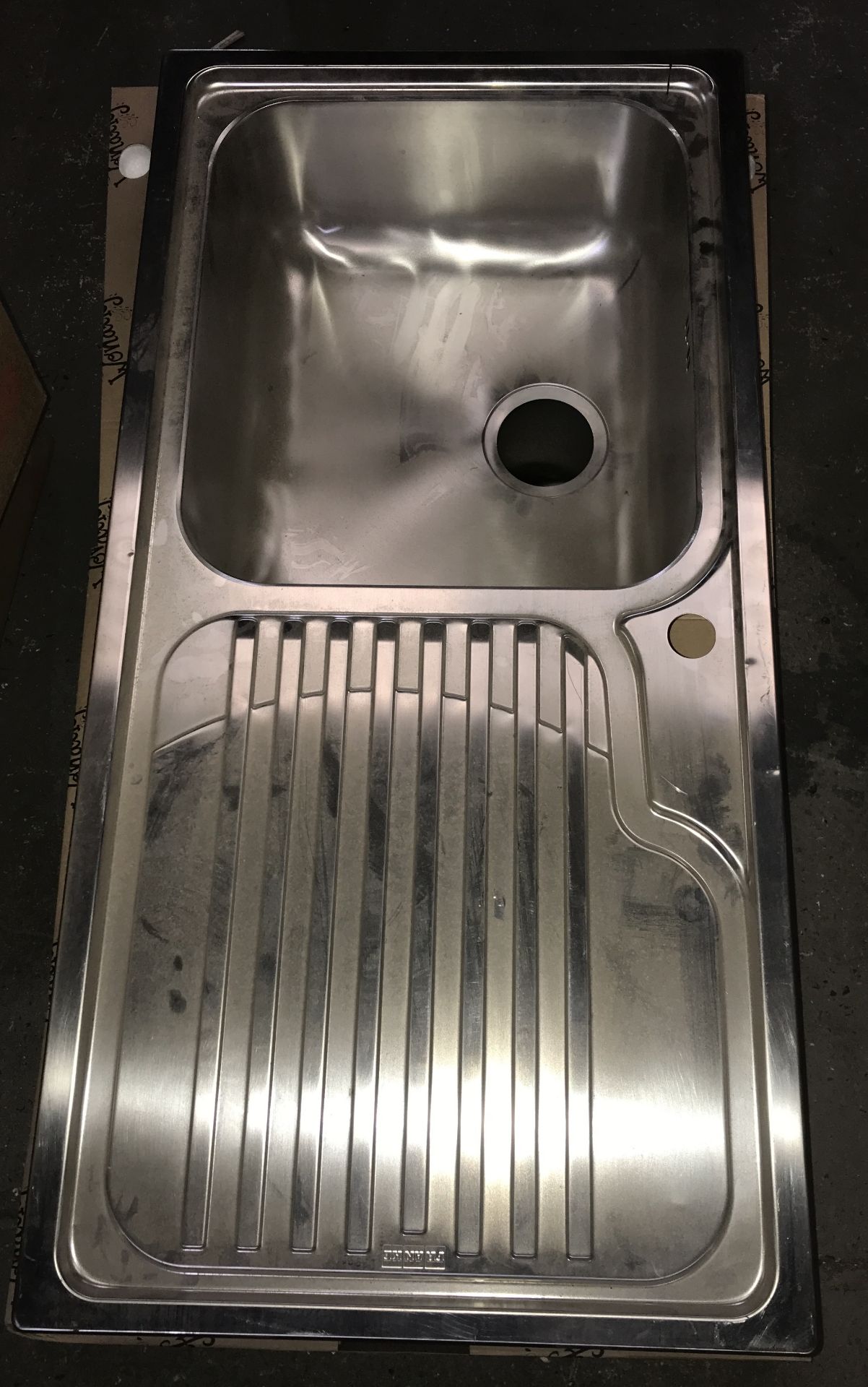 Two Franke Stainless Steel Single Drainer Sinks