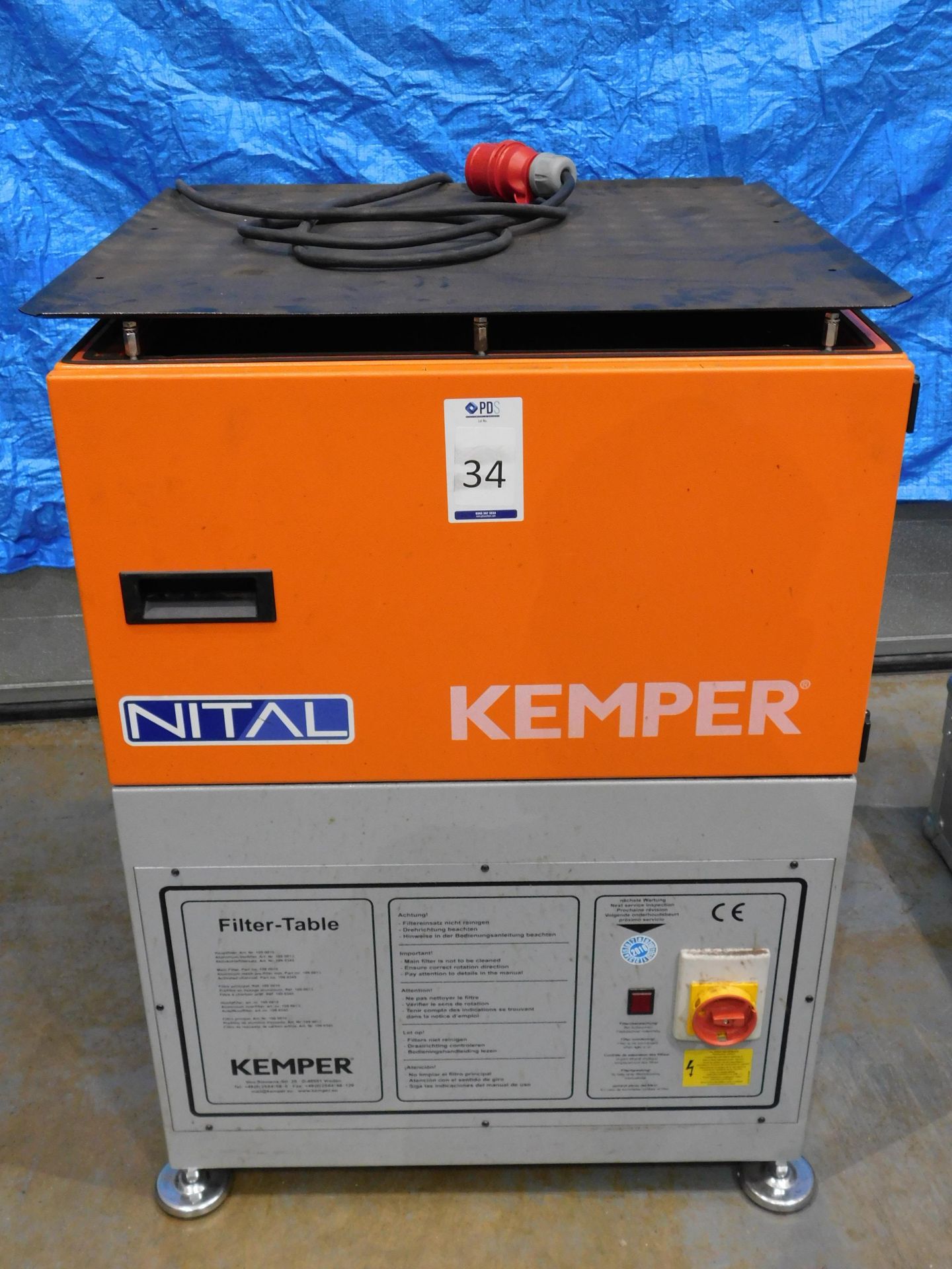 Kemper Welding Table & Filter Unit (2015), serial number 150800037 (Decommissioned) - Image 2 of 5