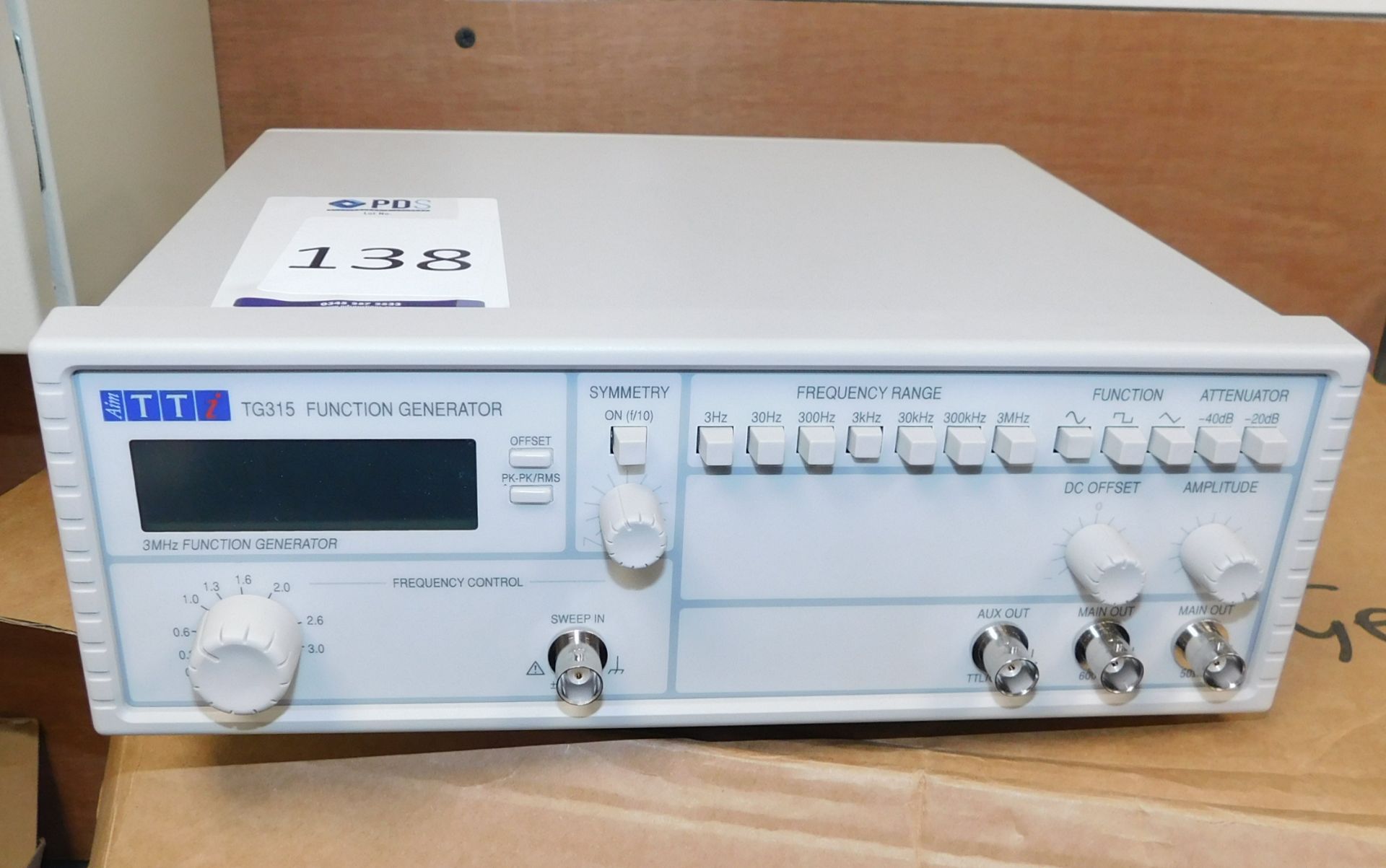 3 TTi TG315 Function Generators