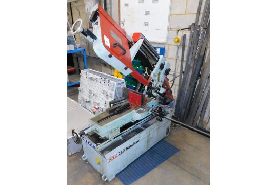 XYZ 260 Metal Horizontal 10” Bandsaw, (2014), serial number 14W111243 - Image 7 of 7