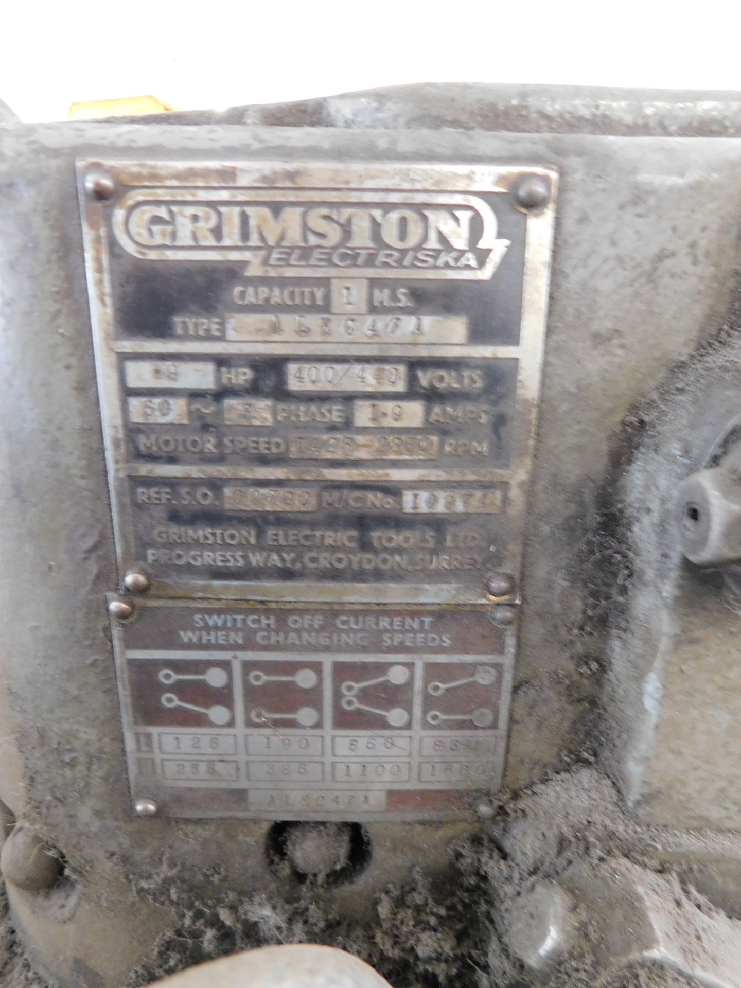 Grimston Alec 47A Pillar Drill (Location: Sheffield. Please Refer to General Notes) - Image 4 of 4