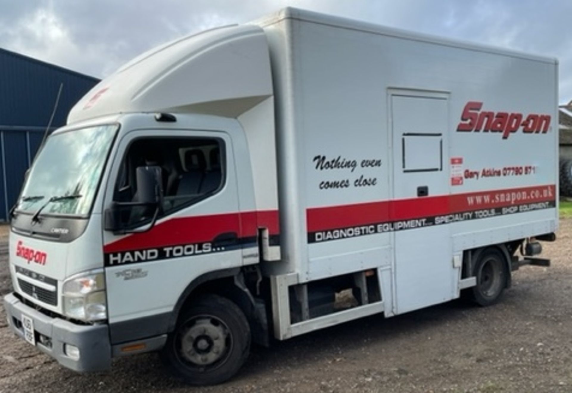 Mitsubishi Fuso Canter 75 DAY 7C18 Box Van with Tail Lift , Registration KU61 RBF, First - Image 2 of 31