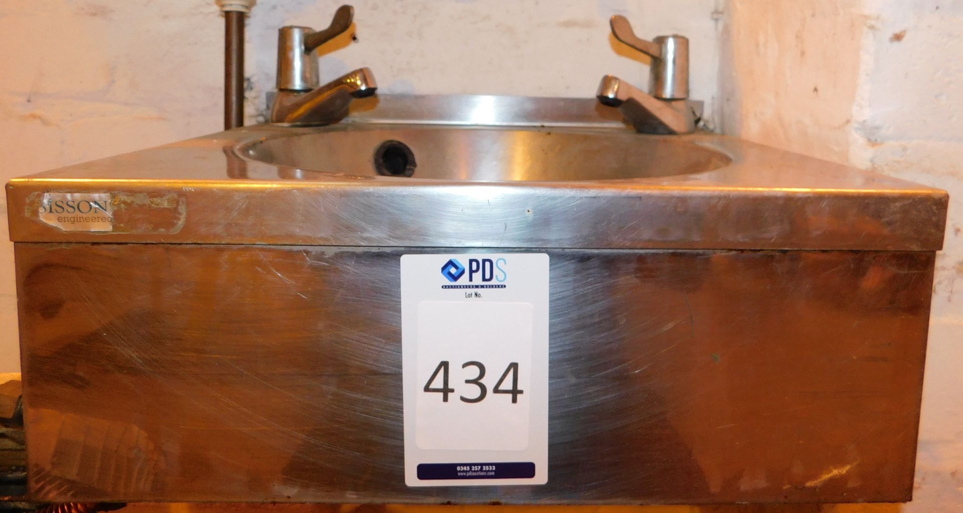 Stainless Steel Hand Wash Basin, 38cm Width, 33cm Depth (Approx.) (Location: Oldham. Please Refer to - Image 2 of 2