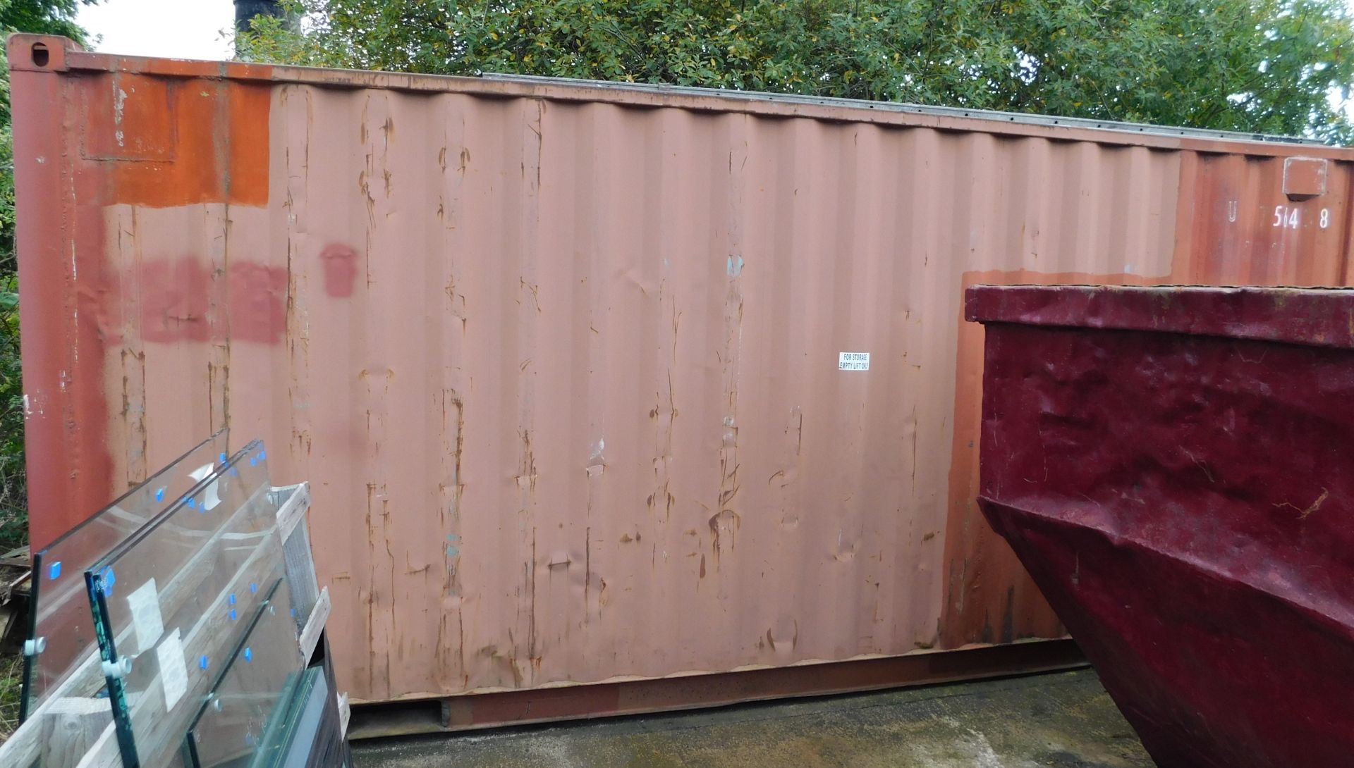 20ft Storage Container (Collection Delayed to after 12 Noon on Thursday 25th November) (Location: - Image 2 of 4